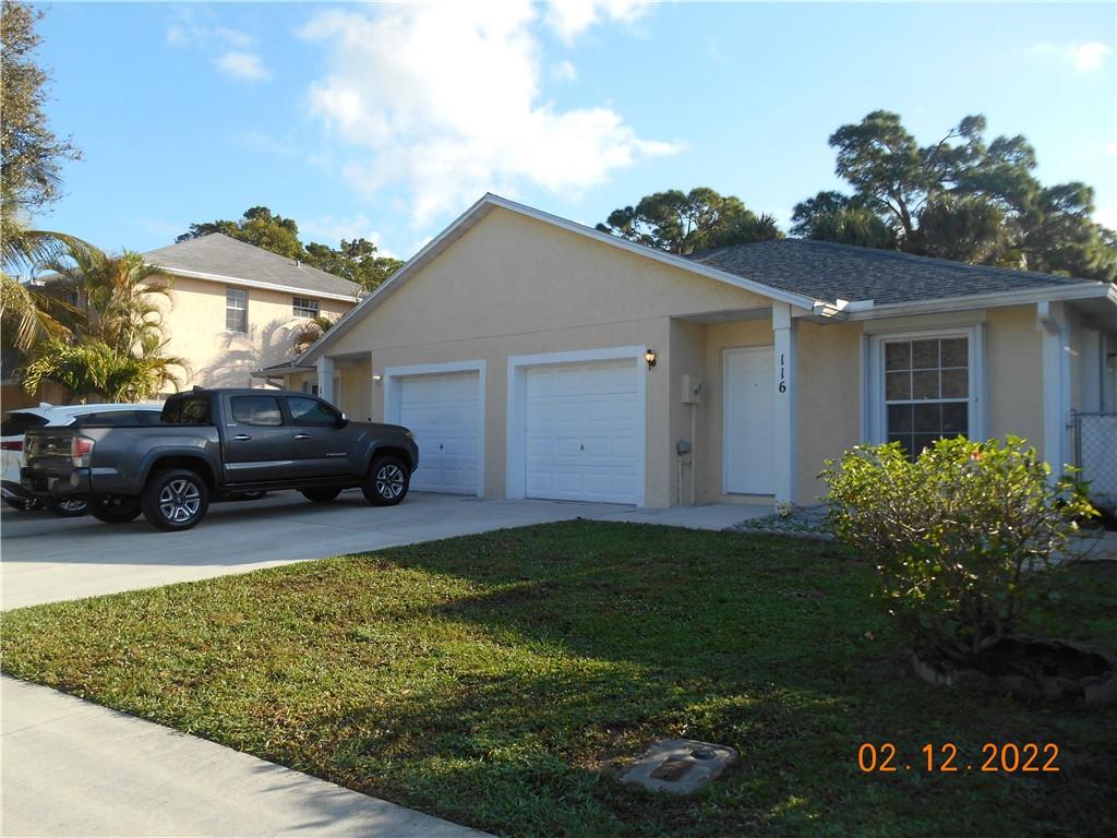 LOCATE IN VERY QUIET AND DESIRABLE COMMUNITY - SOLD "AS-IS"- GOOD CONDITION 2BED 2/BATH  1 CAR GARAGE-NEWER WASHER AND DRYER, A/C AND WATER HEATER.HURRICANE SHUTTERS,  LARGE BACKYARD. EASY ACCESS TO MAJOR ROAD - NEAR SHOPPING AND RESTAURANTS. - SELLER IS MOTIVATED TO SALE.BRING YOUR BEST OFFER - NO FHA - NO CONTINGENCY APPRAISAL - CASH OR CONVENTIONAL ONLY!
