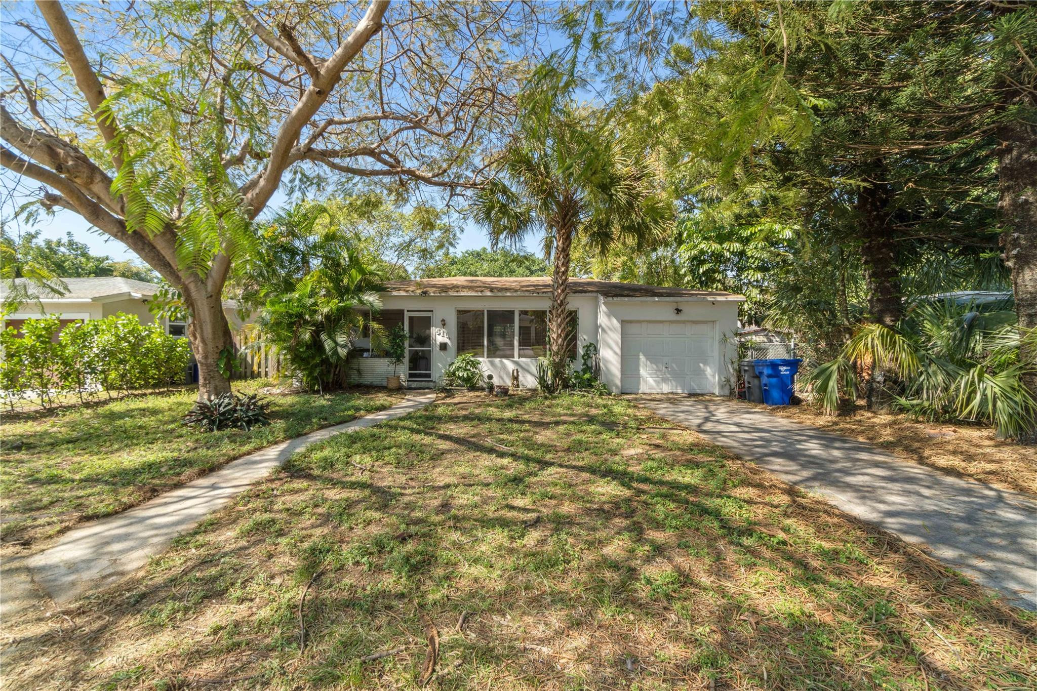 AMAZING OPPORTUNITY IN THE HEART OF HOLLYWOOD! This home offers 2 bedrooms,1 bath in prime location on a cul-de-sac. Perfect for first-time buyers or investors. Garage currently converted to separate bed/bath with own entrance and AC! Bright layout, great yard space. Strong rental investment opportunity. Minutes from downtown, beaches, shopping & major highways. Act fast—this one won't last. This hot deal in Hollywood AS_IS is packed with potential and perfectly positioned in one of Hollywood's fastest-growing areas. NO HOA. Great starter home, investment opportunity, prime location. Schedule your showing today. Hot deal in Hollywood is packed with potential and perfectly positioned in one of Hollywood's fastest-growing areas. **NO HOA**