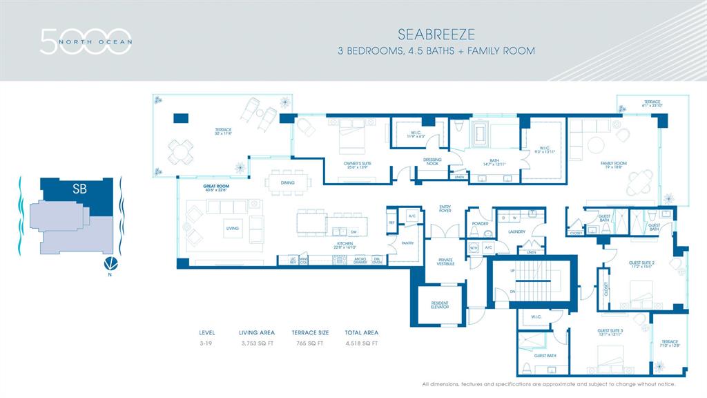 5000 NORTH OCEAN - Residential