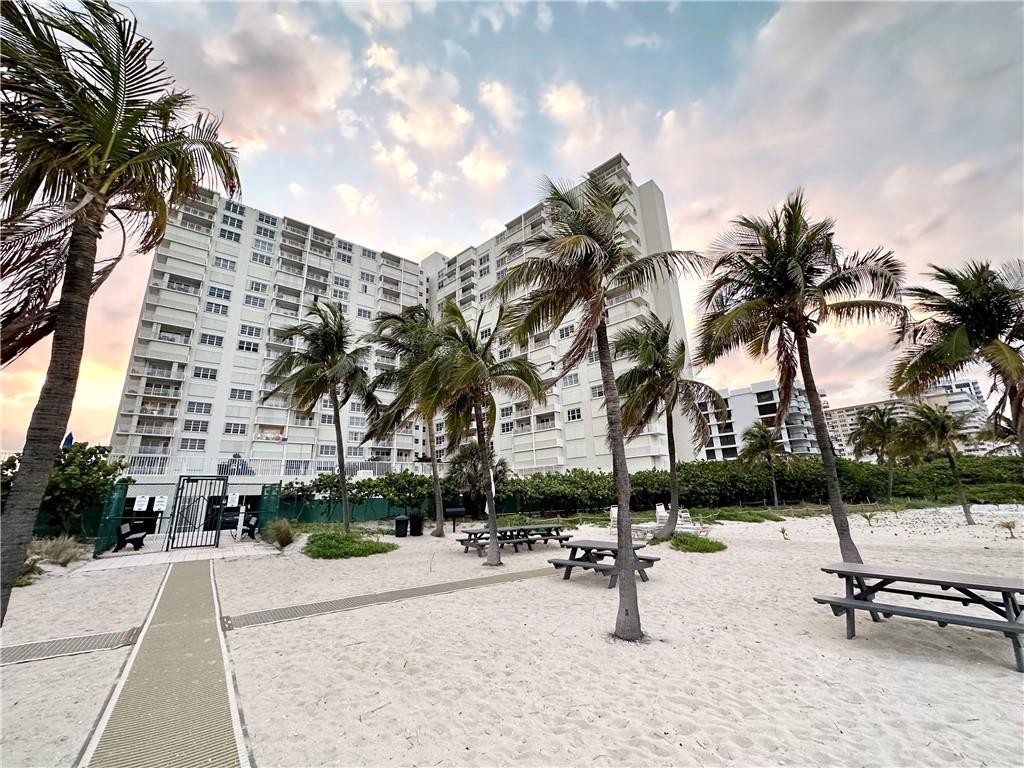 GORGEOUS OCEAN VIEWS. 2/2 Direct Ocean. Just Remodeled,except bathrooms. All LG Kitchen Appliances 2023, Air Conditioner 2022,Water Heater 2016, Impact Glass Windows,Extra storage. Beautiful Pool Area & Sauna, Private Beach BBQ's, Social Room,New Exercise Room, Pool Table, 24- hour Security,Car Wash. Listen to the waves as you enjoy your morning coffee on the patio, one of Florida's most beautiful stretches of Beach, Yachts & Cruise Ships passing by. Take a morning or evening stroll between the Lighthouse & the Fishing Pier, Enjoy dinner at the Beach House & Oceanic Restaurants or drinks at the Roof Top new Tru Hilton Hotel. Close to Everything, Entertainment, Places of Worship, Health Facilities, Golf, Shopping,Highways. Own 2 years before rentals allowed, Rent once a year for min 90 days