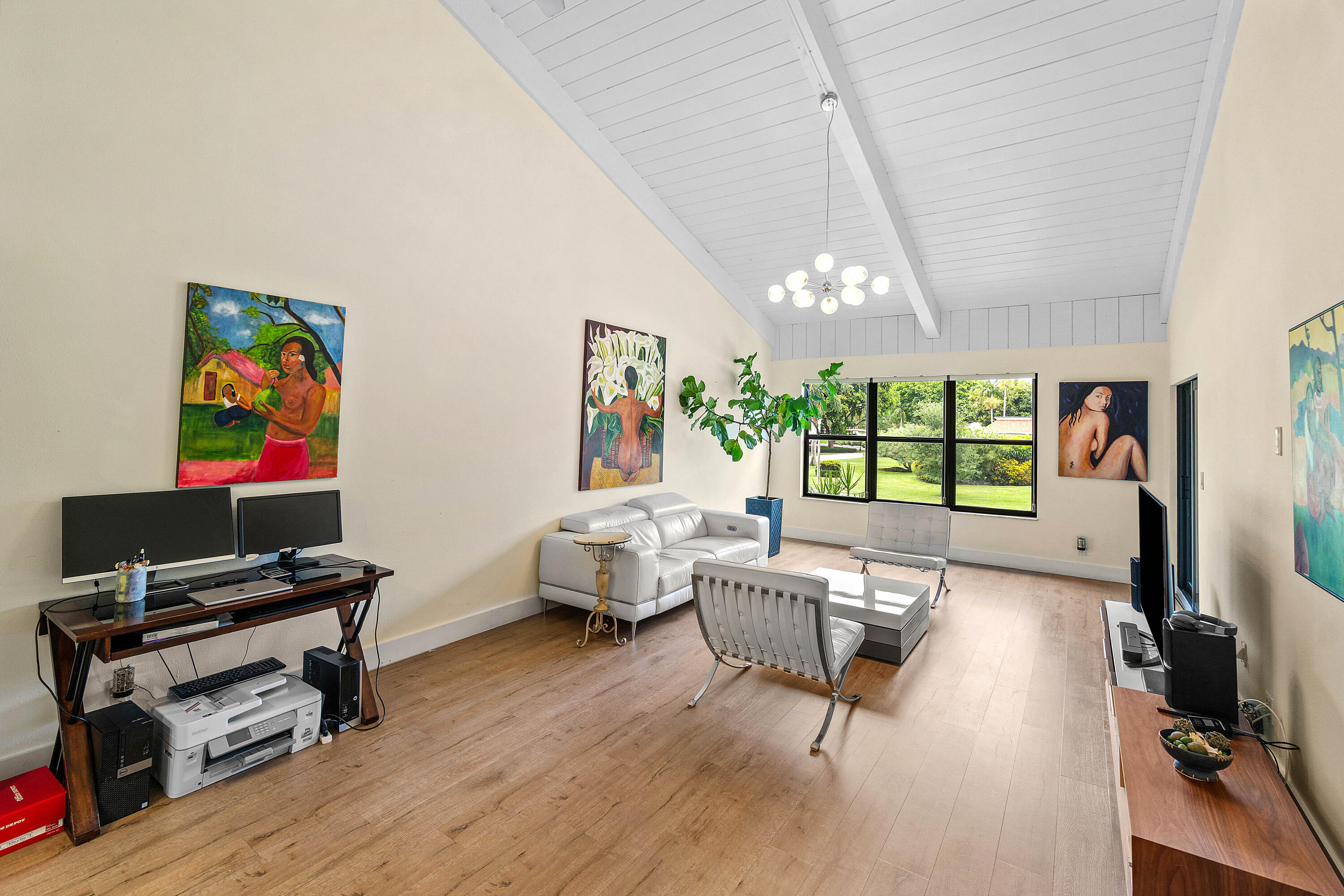 Experience relaxed  living in this spacious 2-bedroom, 2-bath residence in sought-after  Seagate Golf Club in Delray Beach. Perfectly situated just minutes to vibrant Atlantic Avenue and the beach, this light-filled condo offers the ideal blend of privacy, comfort, and South Florida lifestyle. An inviting open-concept living with soaring ceilings and dining area creates a generous space for entertaining or unwinding with tranquil garden views. The well-planned split-bedroom layout provides privacy for owners and guests, with a comfortable primary suite, ample closet space, and an ensuite bath. Enjoy easy, lock-and-leave living in a gated, beautifully landscaped community with a sparkling pool and clubhouse for residents.
