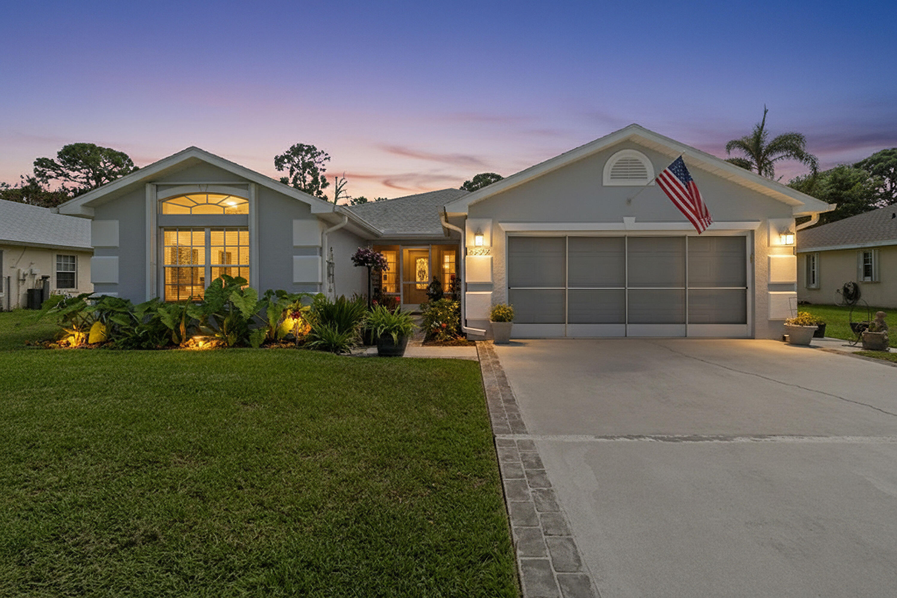 REDUCED! Spotless 3/2/2 POOL home in desirable Oleander Pines.  Large, airy rooms, huge Master BR overlooks pool, en-suite w soaking tub and updated shower, 2 sinks, HUGE walk-in closet.  Formal dining, eat-in kitchen, mudroom.  Screened, covered lanai  and landscaped private pool, 6' privacy fenced back yard.  Screen garage door, screened front patio, accordion shutters.  Conveniently located near US1, lots of BOATING, shopping, restaurants, doctors, GOLF, hiking, kayaking, BEACHES. Minutes to Fort Pierce and Stuart, both unique walkable downtown areas.    THE best part - super LOW cost of living, with $150/YEAR HOA and COUNTY ONLY TAXES, plus septic saves on water bills.  Accordian hurricane shutters.
