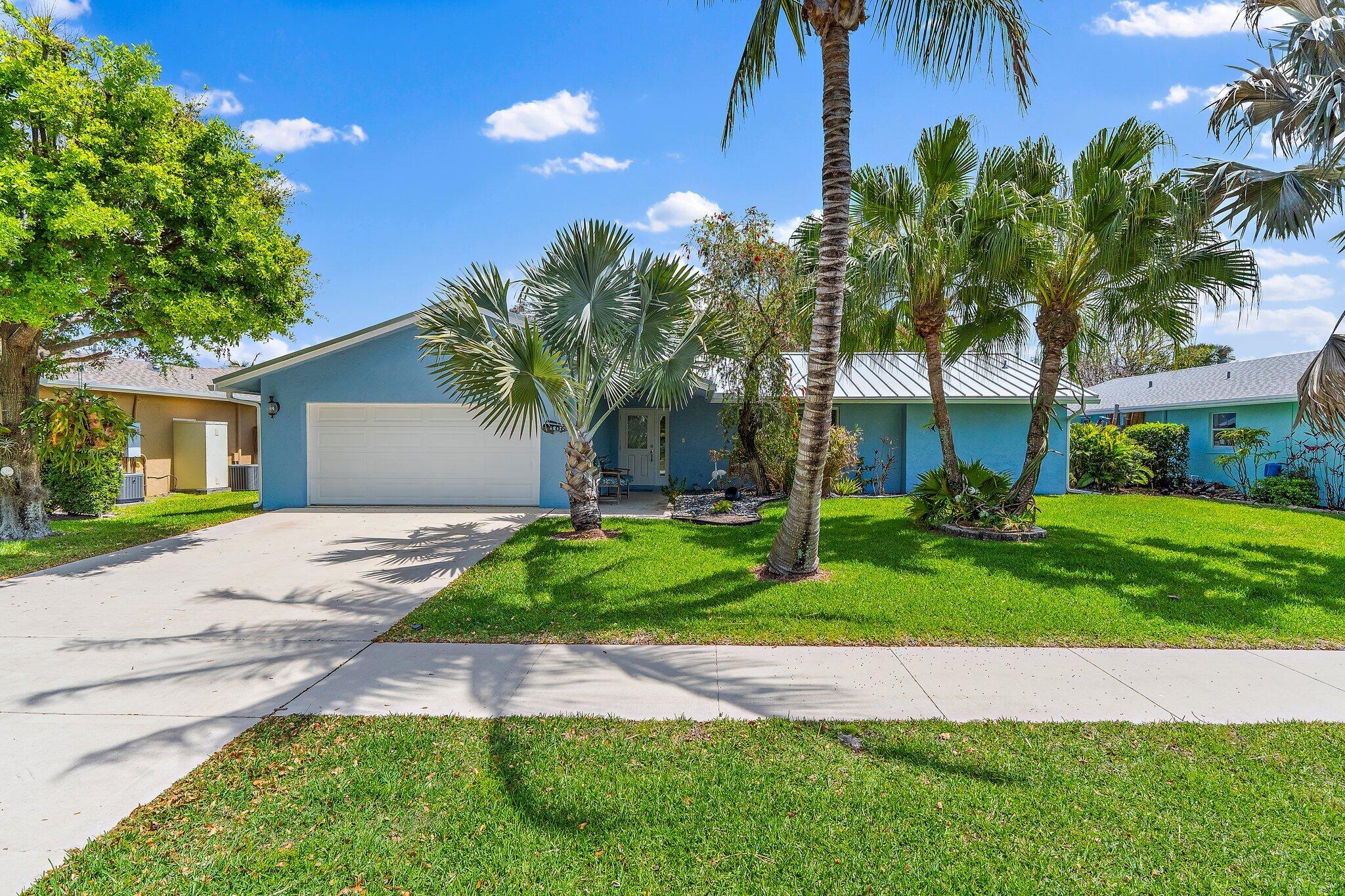 Check out this CBS pool home in Tequesta! With a 5 year old metal roof and impact windows all it needs is your finishing touches. Split floor plan with laminate and tile flooring. Newer air conditioning. Large back yard with great elevation. Quiet street, no through traffic. Walk to Tequesta Park or to the quaint downtown. Drive to the beach in minutes. Good living in a great location.