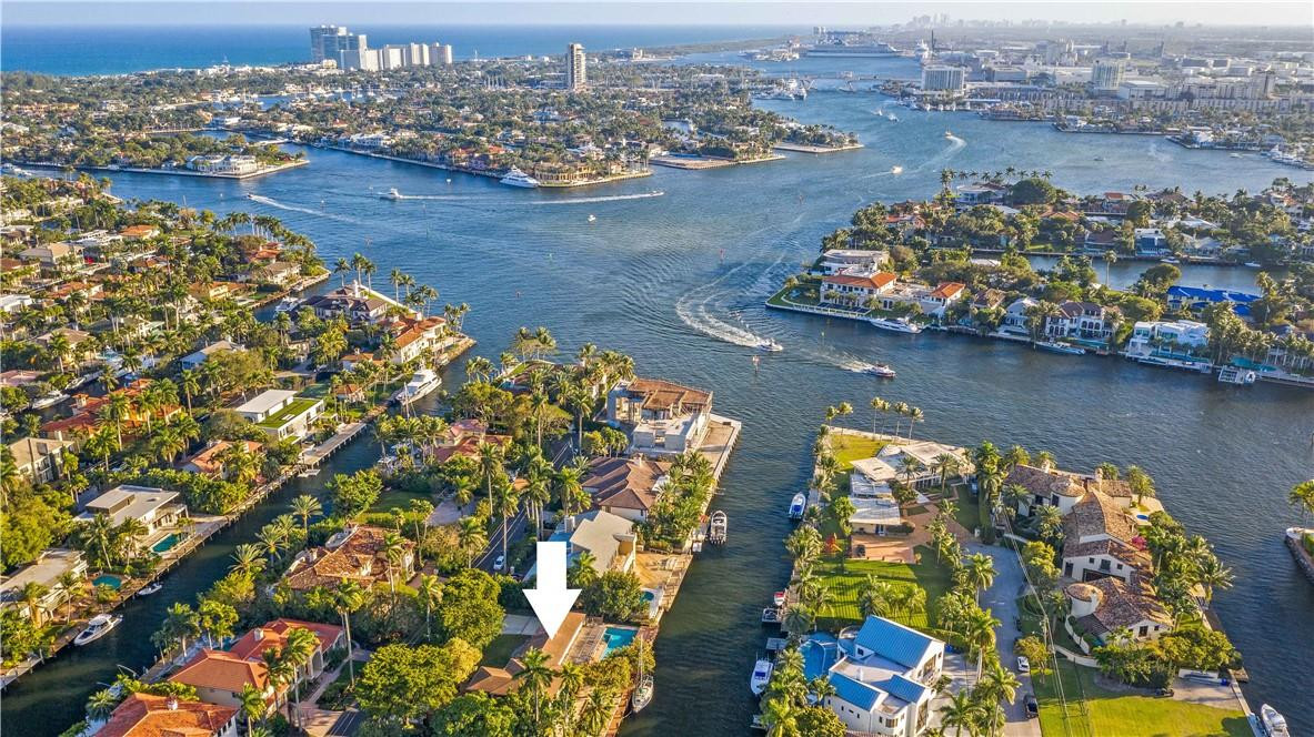 One-of-a-kind oversize Lot with 140 feet of Deep-Water Dockage that is able to accommodate a mega or multi yachts.  Property is located Only four properties from the point with direct views of the Intracoastal and New River. The Huge estate is surrounded with beautiful mature trees providing a fresh & airy feeling.  Build your dream home on this perfect property or completely rehab the existing structure.  Must see and you will fall in love. One-of-a-kind oversize Lot with 140 feet of Deep-Water Dockage that is able to accommodate a mega or multi yachts.  Property is located Only four properties from the point with direct views of the Intracoastal and New River. The Huge estate is surrounded with beautiful mature trees providing a fresh & airy feeling.  Build your dream home on this perfect property or completely rehab the existing structure.  Must see and you will fall in love.