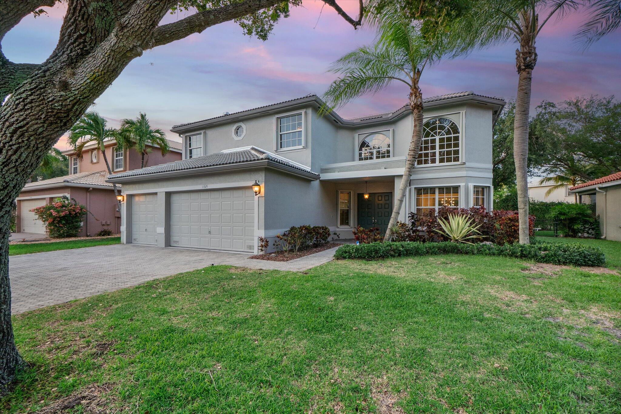 Welcome to this beautifully maintained two-story pool home in the gated community of Park Place at Wyndham Lakes West in Coral Springs. Featuring a new roof (2022), dual A/C systems new in October 2025, a kitchen updated in 2019, and a freshly painted interior (May 2026), this move-in ready home offers over 3,000 square feet of thoughtfully designed living space. Tucked on a quiet loop street, this 5-bedroom home with a flexible den/office and 3 full baths offers high ceilings, abundant natural light, and tile flooring throughout the main living areas, with brand new LVP flooring in the bedrooms.  The kitchen stands out with its 2019 renovation, featuring frameless maple cabinetry, dovetailed drawer construction, euro hinges, and full-extension pull-outs, along with extra-deep upper cabinets that extend to the ceiling for exceptional storage and display space. Stainless steel appliances, induction cooking, a center island, pantry, and spacious eat-in area complete the space. The home is fully equipped with a Smart Home system that is Google and Alexa compatible, allowing control of HVAC, water heater, sprinkler system, garage doors, lighting and fans in bedrooms and office, oven, refrigerator, and more. Fiber to the home and an owned mesh network provide fast, reliable coverage throughout. The family room opens to an oversized paver patio and private backyard with a pool and cabana bath, perfect for relaxing or entertaining. The flexible layout includes a full bedroom and bath on the first floor, along with a den/office ideal for remote work, a craft room, or additional living space. Upstairs, a loft adds even more versatility, and the primary suite features a sitting area, custom closets, and a spa-style bath with soaking tub, walk-in shower, and dual sinks. Additional features include a laundry room with sink, 3-car garage, EV charger, impact doors with accordion shutters, fenced yard, and more. Located in a gated community with low HOA fees, residents enjoy a quiet, well-maintained neighborhood close to top-rated schools, parks, shopping, dining, and all that Coral Springs has to offer.