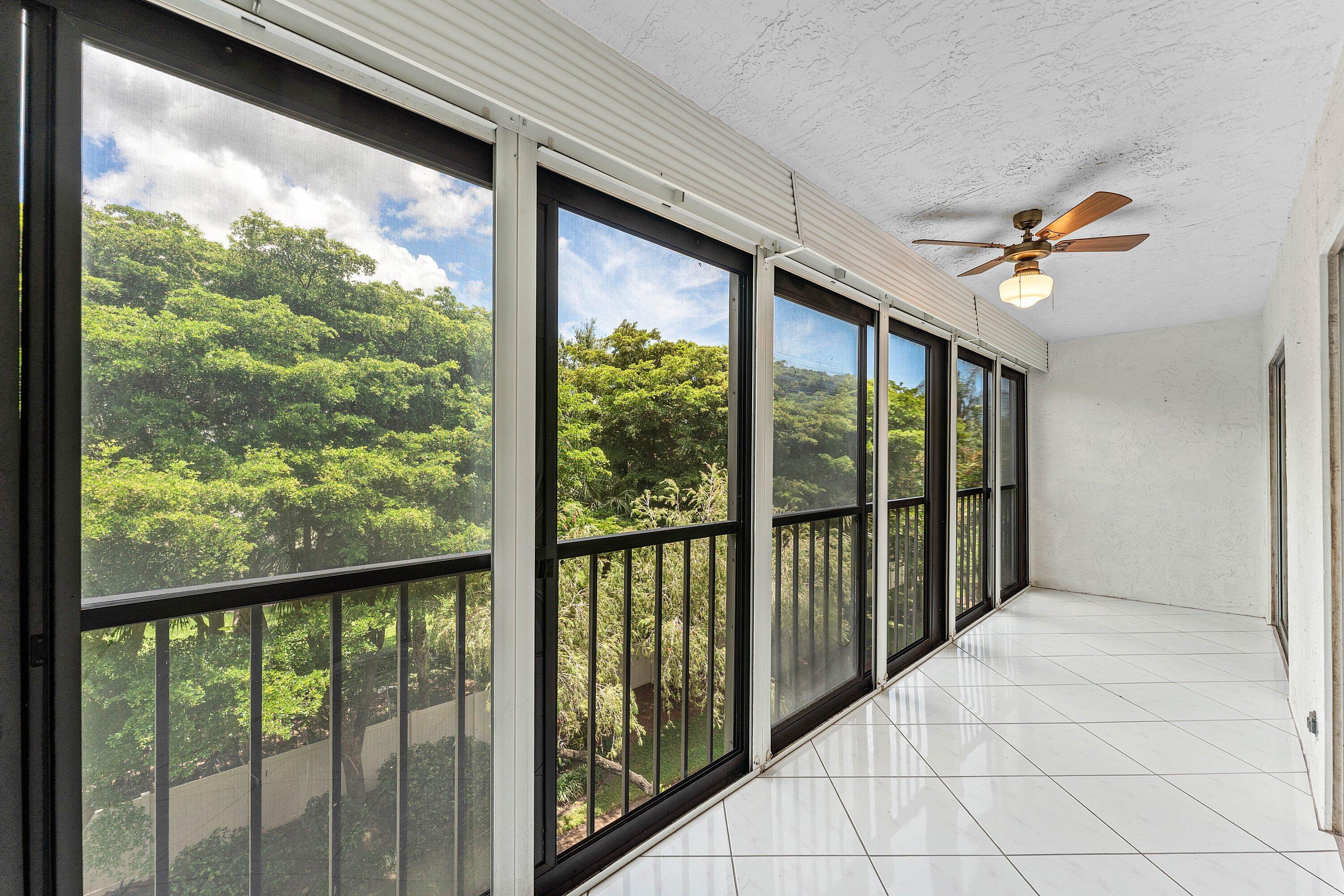 Enjoy resort-style living in Huntington Lakes, one of Delray Beach's most active 55+ communities! This spacious 2-bedroom, 2-bathroom fourth-floor condominium offers a desirable split-bedroom layout, in-unit laundry, two walk-in closets, tile flooring throughout, and a screened balcony overlooking beautifully landscaped grounds. Residents enjoy a newly renovated clubhouse, indoor and outdoor pools, pickleball, tennis, fitness center, theater, social clubs, walking paths, and a full calendar of activities, all conveniently located near shopping, dining, and major roadways. The monthly association fee includes cable, water, sewer, security, maintenance, roof repairs, and recreational facilities.