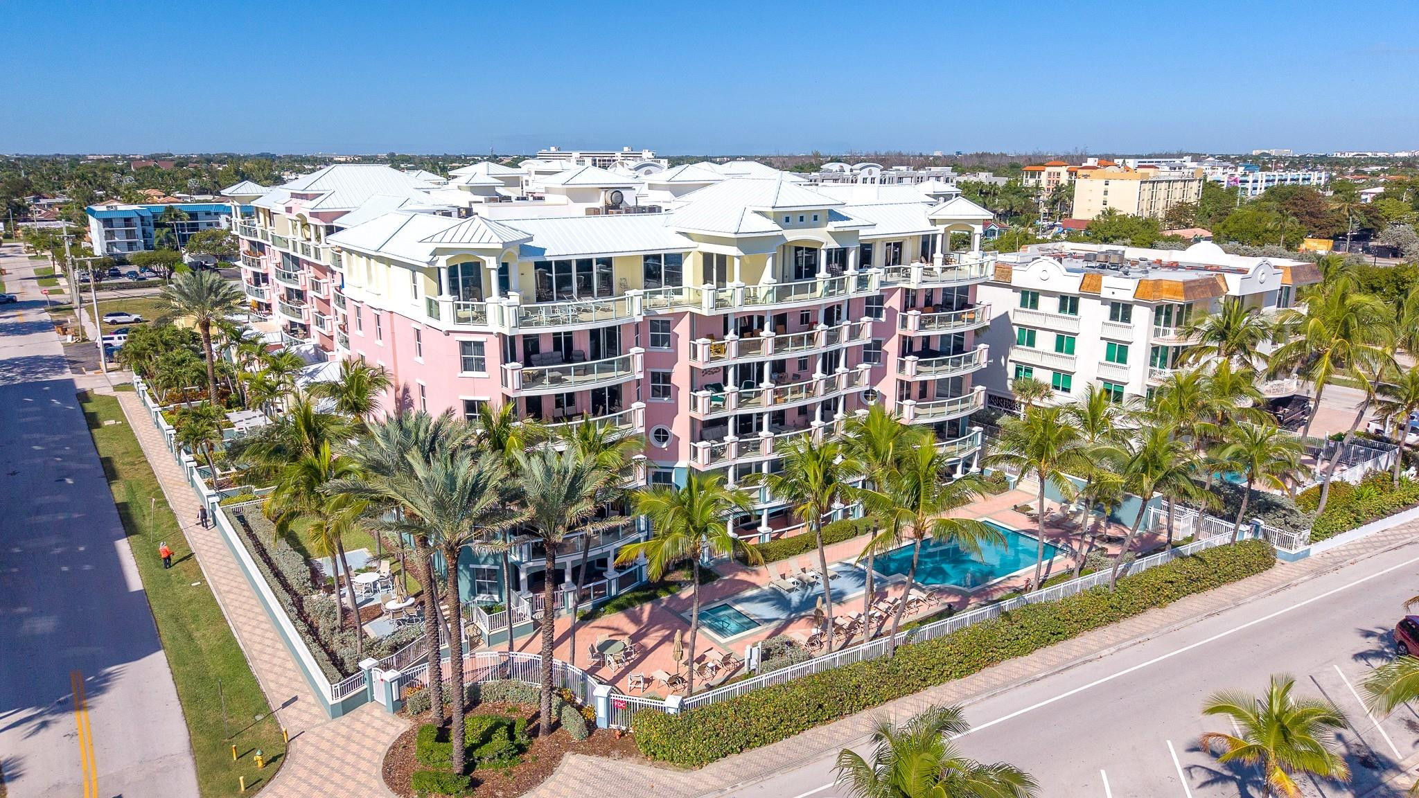 NESTLED IN THE HEART OF DBI, THIS BEACH HOME WELCOMES YOU TO LIVE THE LIFE YOU DESERVE. INTERIOR OFFERS 2056 SQ FT OF INTERIOR, IMPACT GLASS WINDOWS, TREMENDOUS BALCONY, SPLIT BEDROOM DESIGN, EAT IN KITCHEN, IMPRESSIVE PRIMARY SUITE, & FULL LAUNDRY ROOM. PRIVATE ELEVATOR ENTRANCE OPENS UP TO YOUR GENEROUS FOYER & IMPRESSIVE FORMAL DINING AREA.  ADDITIONAL FEATURES INCL. ITALIAN KITCHEN WITH GRANITE COUNTERS, DOUBLE OVEN & PLENTY OF COUNTER SPACE, PORCELAIN FLOORING THROUGHOUT, EXTRA WINDOWS FOR PREMIUM NATURAL LIGHT, AND NEWLY REFINISHED BALCONY IN PORCELAIN TILE. OCEAN PLAZA BOASTS 24 HOUR CONCIERGE, STUNNING AMENITIES INCL. OCEAN VIEW FITNESS, COMMON KITCHEN AND BAR FOR RESIDENTS, BEACHSIDE POOL & SPA, TWO DEEDED GARAGE PARKING SPACES, ADDITIONAL STORAGE, & GREAT FINANCIAL RESERVES ...