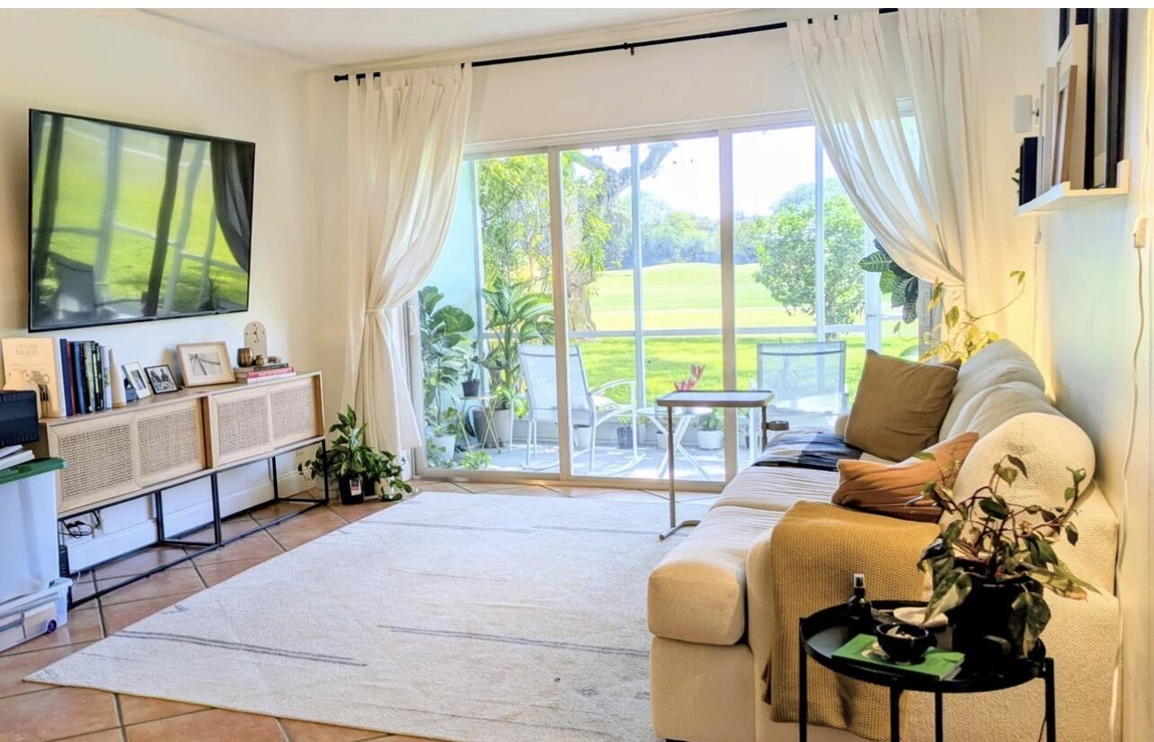 Back on the market! Bright & Updated 1BR/1.5BA with Open Living & Exceptional Storage! This home has the perfect blend of comfort, style, and functionality. The updated kitchen features solid wood cabinetry, sleek counters, stainless steel appliances & abundant storage—ideal for both everyday living and entertaining. Enjoy a seamless flow into the spacious open living area, enhanced by neutral tile flooring and plentiful natural light for a bright, modern feel throughout. The private bedroom serves as a relaxing retreat, complete with a walk-in closet plus two additional closets! Convenient half bath adds extra comfort for guests, while hurricane-impact windows and sliding glass doors provide peace of mind. Rent includes water, trash, cable & internet! 700+ credit score. EXCEPTIONAL VALUE!