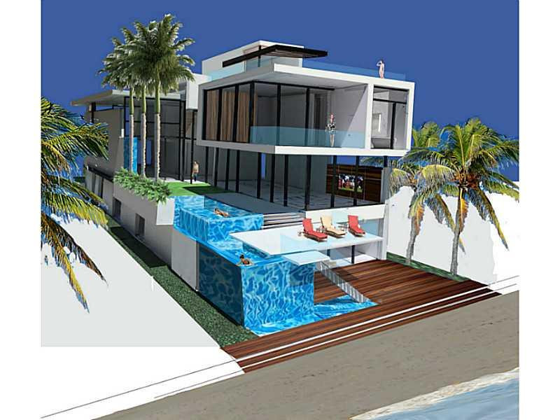 Build ur dream! Luxury directly on the Sand!!! Beautiful New Beachfront Home! Location! Location! Location!  Design! Design! Design! Best of Class!!!  Six Car Garage! No Shortcuts on this Dream House! New Owner can add  Personal Touches!  House has Roof T op Terrace and Man Cave/Bar/Pool Table/**** Room! Estate will have Italian Cabinetry, Marble Flooring, Walk in Wine Room, Water Feature at Front Entrance, Sun Deck w/ hot tub area.  Smart home system, Media Room, Elevator from Foyer in Garage etc etc