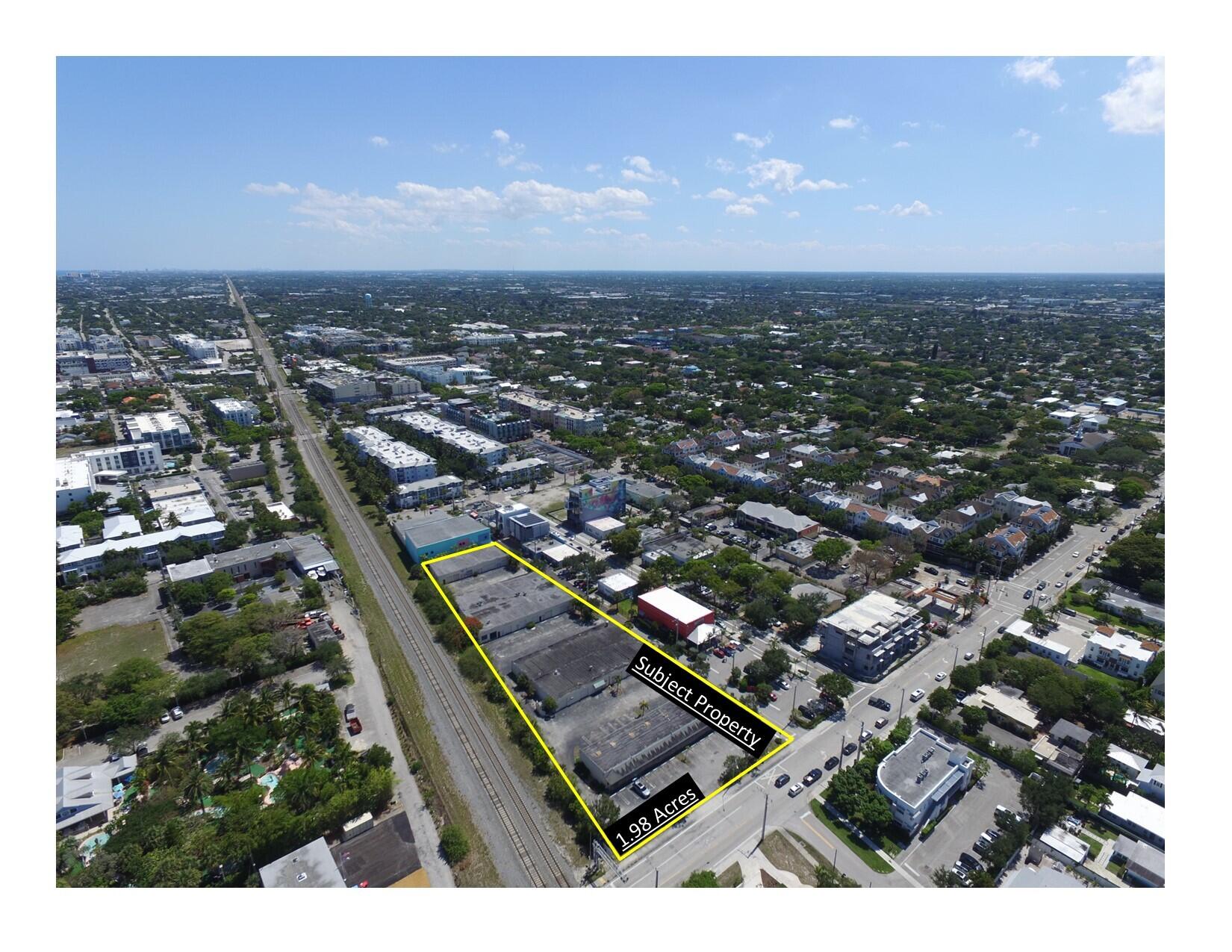 The Last 2 acre parcel available in Downtown Delray Beach. This 3 parcel assemble is situated in the Arts district of Delray Beach. Runs parallel to well known Pine Apple Grove Arts District. One block to Delray's newest chic hotel The Ray part of Hilton Curio Collection. .38 miles from the Intracoastal Waterway and .7 miles away from the Delray's Award Winning Beaches. You can repurpose or redevelop the 4 existing buildings totaling buildings 32,462 SF.