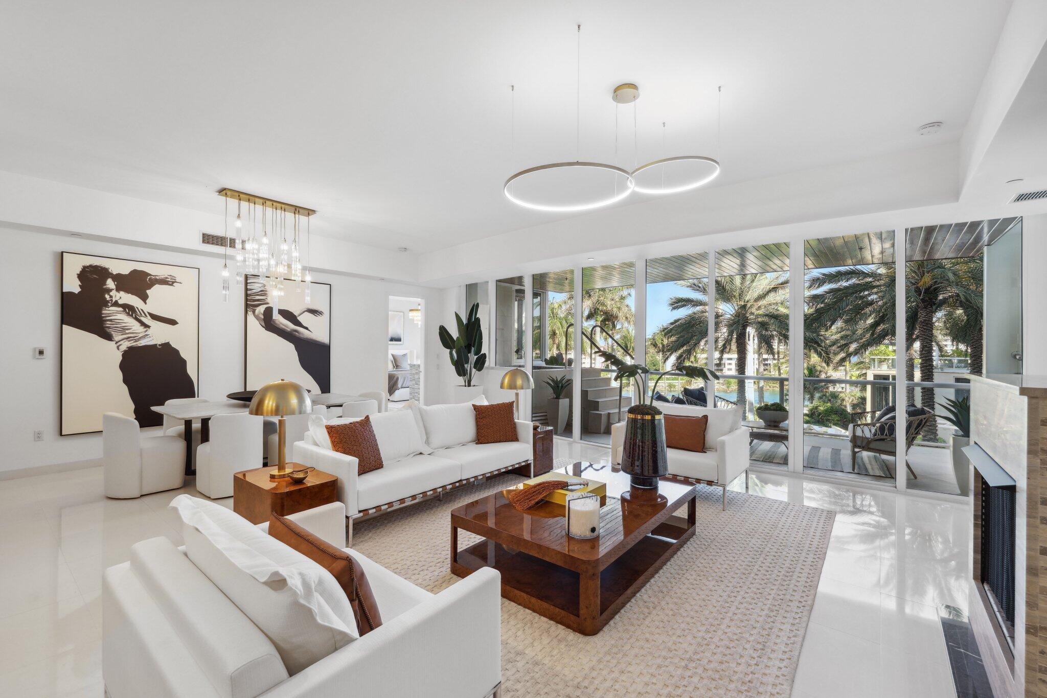 Welcome to one of Boca Raton's most prestigious buildings 1000 Ocean residence 309, a rare opportunity in the city's premier oceanfront address. Set on the exclusive grounds of the Boca Beach Club, this extraordinary 3,260-square-foot home combines contemporary design, resort-style amenities, and sweeping Intracoastal views, delivering an unparalleled standard of coastal living.

This spacious 2-bedroom plus den, 3.1-bath residence features private elevator entry and walls of floor-to-ceiling glass that flood the interiors with natural light and create a sense of calm and refinement throughout. The open-concept layout flows effortlessly into a designer kitchen fit for a chef, complete with a butler's pantry ideal for entertaining with ease and elegance. An expansive outdoor terrace serves as your personal retreat, outfitted with a built-in gas grill, private plunge pool, and space to dine or unwind under the stars. Indoors, two gas fireplaces add a warm touch of luxury to the sophisticated ambiance.

Additional highlights include a private two-car garage, a full suite of five-star amenitiesincluding gated entry, 24/7 concierge, valet service, fitness center, oceanfront pool, and private access walkway to the Boca Beach Club.

At 1000 Ocean, every detail is curated for a lifestyle of distinction. This is more than a residenceit's a statement in South Florida luxury.