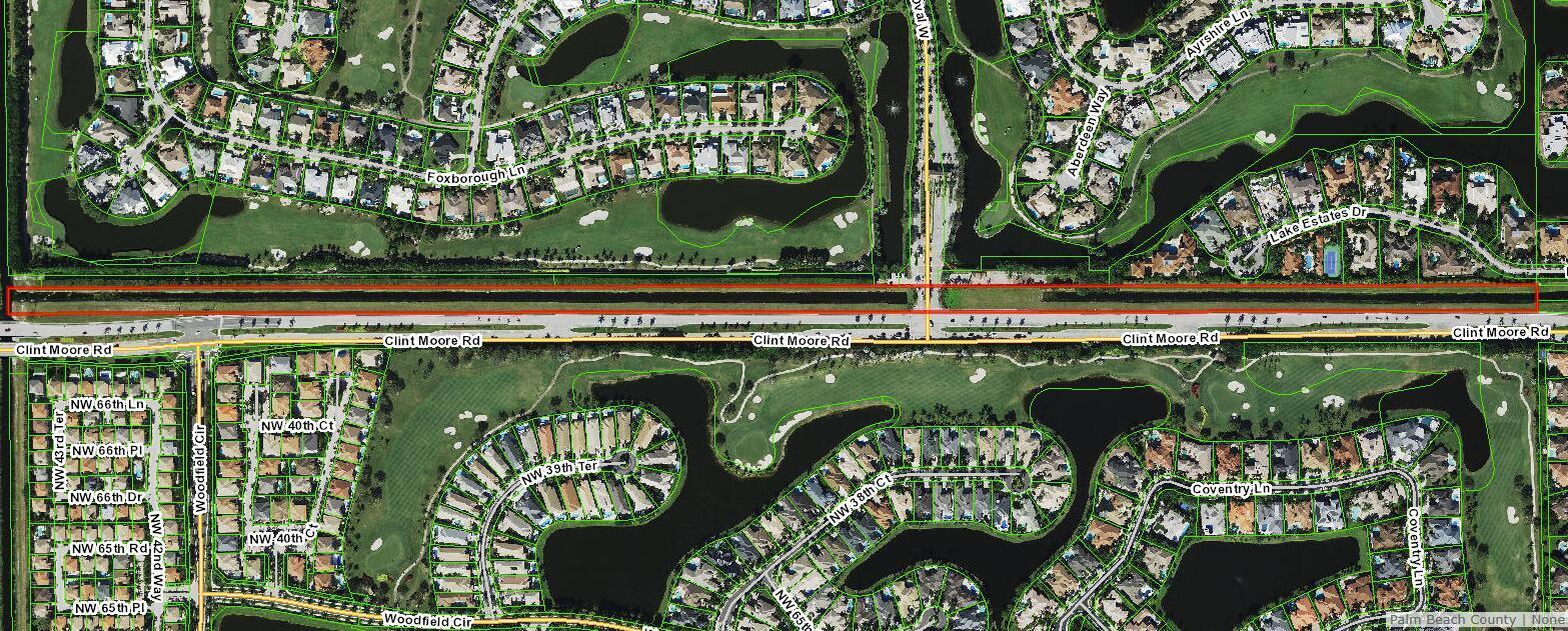 Aside from being the only property with 1 mile frontage on clint moore road  Considerable Value is in Transfer of Development Rights.  Zoned      R-1-D   3.1 homes / acre  ...  so  34 homes in the 11 acres .