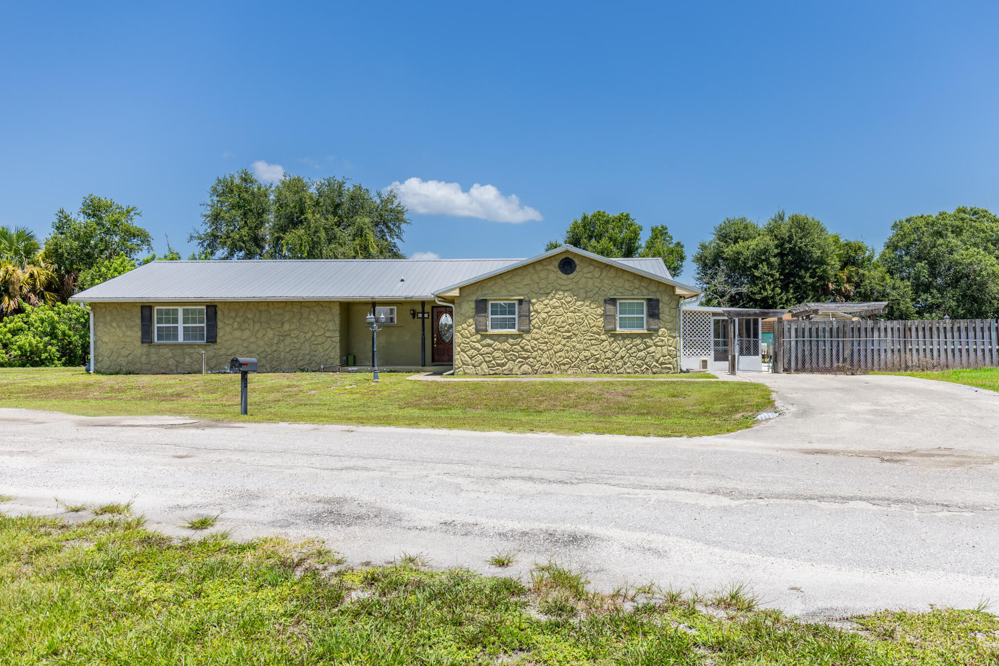 WELL MAINTAINED 3 BEDROOM, 2 BATH CBS HOME OFFERING PLENTY OF SPACE, COMFORT AND OUTDOOR ENJOYMENT.  THIS HOME FEATURES GENEROUSLY SIZED  BEDROOMS, A SPACIOUS LIVING ROOM, AND A LARGE KITCHEN WITH AN ISLAND BAR, ABUNDANT CABINETRY, AND AMPLE COUNTER SPACE. THE  FENCED IN BACKYARD IS PERFECT FOR ENTERTAINING, FEATURING AN INGROUND POOL AND A DETACHED POOLSIDE UTILITY BUILDING COMPLETE WITH A TOILET AND SINK FOR ADDED CONVENIENCE.  DON'T MISS THIS OPPORTUNITY TO ENJOY THE FLORIDA LIFESTYLE.