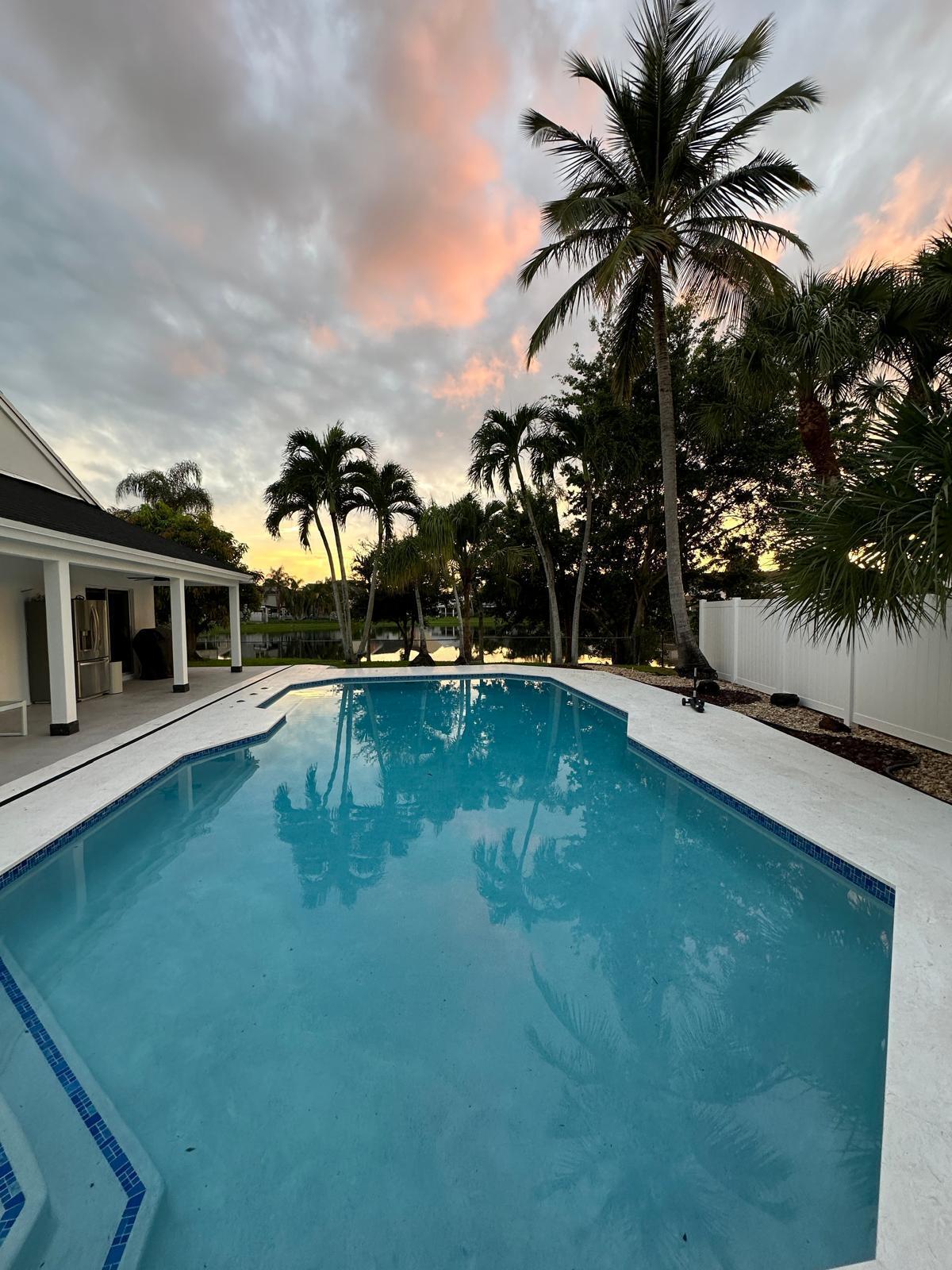 A RARE RENTAL OPPORTUNITY COMBINING COMFORT, LOCATION, AND RESORT-STYLE OUTDOOR LIVING. AVAILABLE FOR IMMEDIATE OCCUPANCY.  WELCOME TO THIS BEAUTIFULLY MAINTAINED 3-BEDROOM, 2-BATH LAKEFRONT POOL HOME IN THE HIGHLY DESIRABLE COMMUNITY OF DAVIE. THIS LIGHT AND BRIGHT RESIDENCE FEATURES VAULTED CEILINGS, A SPACIOUS SPLIT-BEDROOM FLOOR PLAN, CERAMIC TILE AND WOOD FLOORING, AND AN INVITING EAT-IN KITCHEN WITH AMPLE CABINET SPACE. ENJOY SOUTH FLORIDA LIVING AT ITS BEST WITH A PRIVATE SCREENED PATIO OVERLOOKING THE LAKE, A SPARKLING IN-GROUND POOL, AND A GENEROUS BACKYARD PERFECT FOR RELAXING OR ENTERTAINING. THE PRIMARY SUITE IS CONVENIENTLY LOCATED ON THE MAIN LEVEL AND OFFERS COMFORT AND PRIVACY.  ADDITIONAL FEATURES INCLUDE A 1-CAR GARAGE, FULL-SIZE LAUNDRY. RESIDENTS ENJOY ACCESS TO EXCELLENT COMMUNITY AMENITIES INCLUDING A POOL, TENNIS COURTS, BASKETBALL COURTS, CLUBHOUSE, JOGGING PATHS, PARKS, PLAYGROUNDS, AND PICNIC AREAS. CONVENIENTLY LOCATED NEAR TOP-RATED SCHOOLS, MAJOR HIGHWAYS, SHOPPING, DINING, AND EVERYTHING DAVIE HAS TO OFFER.