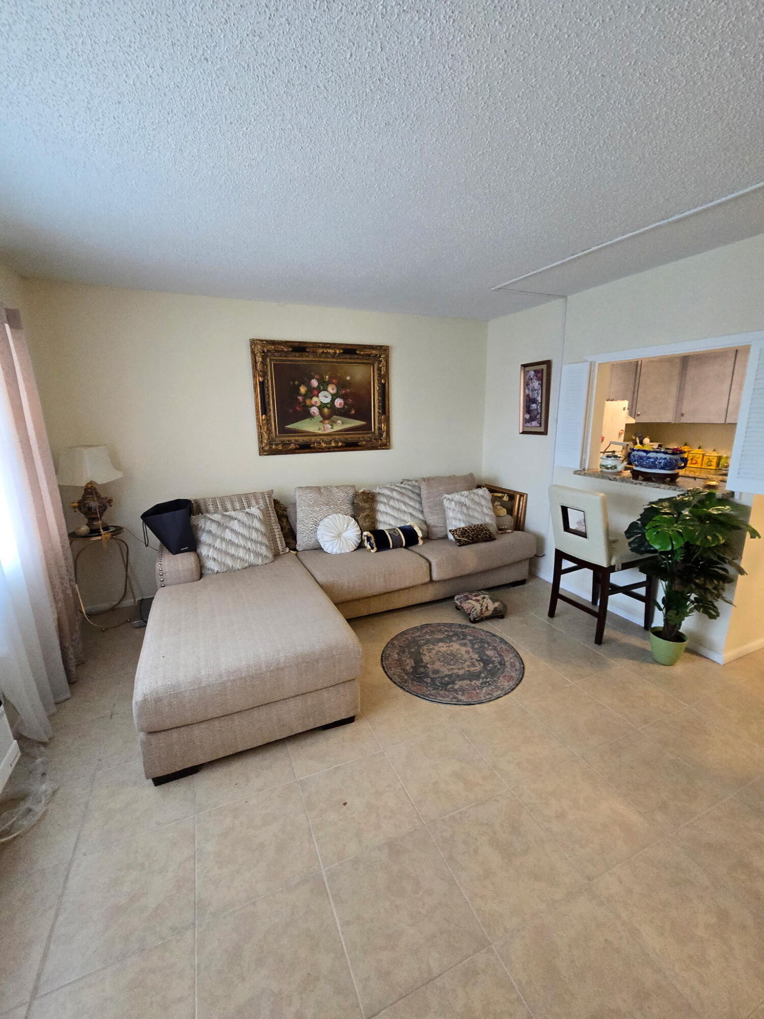 Beautiful , bright , furnished  1/1.5 condo available for annual rent Conveniently located to Powerline gate . Tile floor, updated bathrooms. Enjoy your morning coffee from the enclosed patio looking to the greenery. Min 700 credit score required.  This is 55 + community offering  resort style living with a lot of amenities.