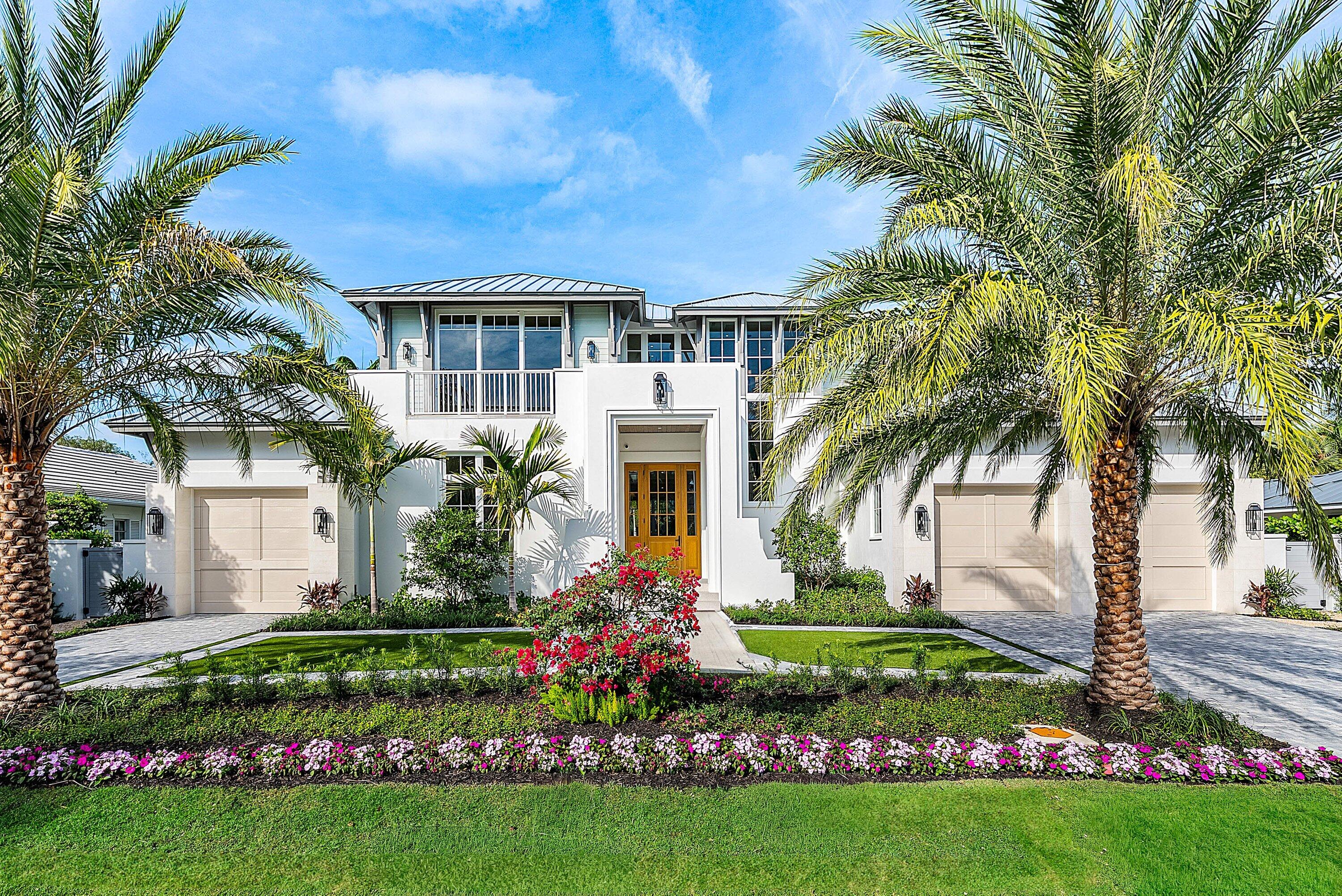Freshly completed and fully move-in ready for the season, offering a pristine coastal masterpiece by Gulf Stream Custom Builders. Thoughtfully designed for both elegance and ease of living, the home features a first-floor primary suite overlooking the tranquil backyard and protected nature preserve, creating a rare blend of privacy, serenity, and modern coastal luxury.Every detail has been meticulously curated—from the sun-drenched open layout to the refined finishes and architectural lines that define this newly completed residence. Expansive impact glass floods the interiors with natural light, while warm textures and designer-selected materials establish a timeless yet contemporary ambiance. The home also offers an optional elevator, providing added convenience and enhancing long-term livability.

Step inside to discover an airy, open-concept main level anchored by a chef's kitchen with a massive center island, premium appliances, and a fully outfitted butler's pantry. The adjoining great room and dining spaces transition seamlessly to the covered outdoor lounge, saltwater pool, spa, and summer kitchenperfect for elevated indoor-outdoor living and effortless entertaining.

Upstairs, additional bedroom suites, a loft, and versatile bonus spaces provide comfort and flexibility for family and guests. The craftsmanship and attention to detail that Gulf Stream Custom Builders is known for are evident throughout every inch of the home.

Ideally located just 2.5 blocks from the ocean in coveted Delray Isles, this brand-new estate combines coastal sophistication, modern amenities, and a rare preserve setting with no rear neighbors.

Move in this season and experience the pinnacle of new-construction coastal living in Delray Beach.