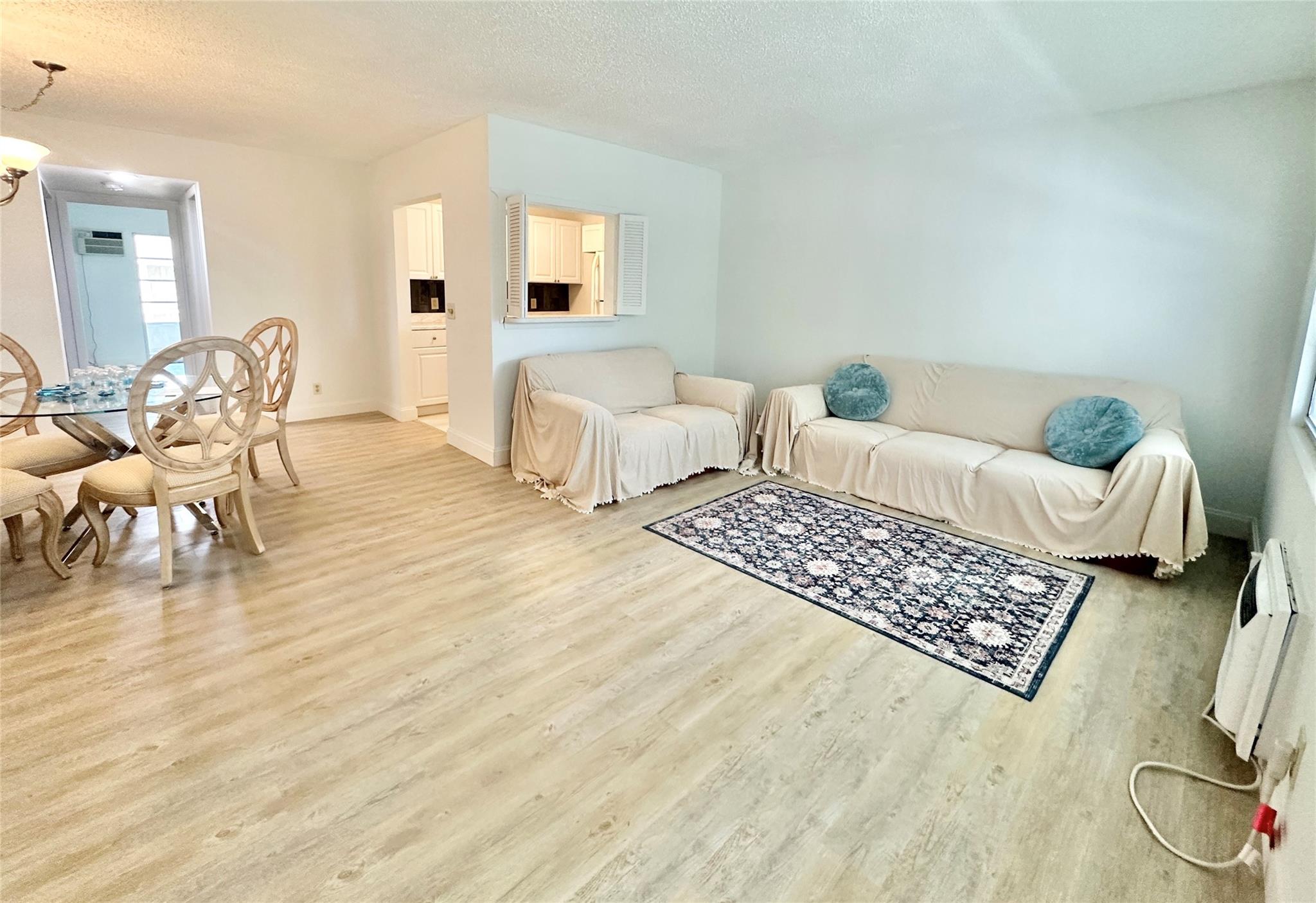55+ Premier Community! Move in ready, furnished! New kitchen cabinets and counter tops, new flooring. Both bathrooms newly upgraded! This building allows for a mortgage. Spin room and heated pools! Super fun 9 hole golf course! Classes, clubs and groups of all kinds. Inside bus system to take you to visit friends in the Village or events at the clubhouse, and outside transportation to many, many places! Well cared for building with an excellent board to oversee that your comforts are protected! MINIMUM CREDIT SCORE 725.