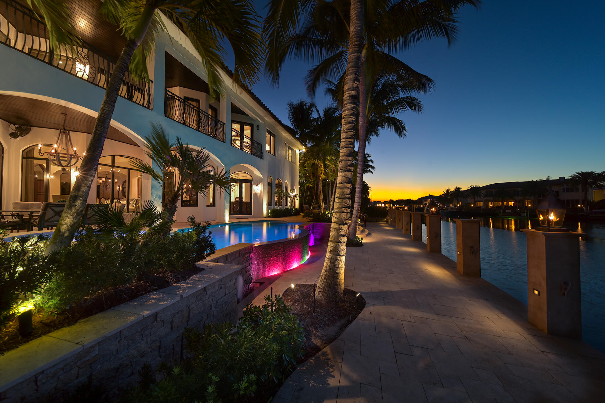 RARE OPPORTUNITY! ONE OF THE MOST UNIQUE & DESIRABLE HOMES IN LIGHTHOUSE POINT!

Newly refined, 180' deep water luxury estate & attached landscaped lot presides over the South Grand Canal of Lighthouse Point. This timeless estate boasts 5,663 sqft of living space featuring picturesque views from nearly every room! Completely remodeled smart home reflects its elegant design, neutrality & quality craftsmanship throughout. Ample space and serenity to enjoy parking your 100+ foot yacht & toys along the 180' deep water straight marble dock.  A must see property! The additional buildable attached lot currently has a putting green and bocce ball court-- but the space allows for maximum freedom and usability. Luxury living at its finest!