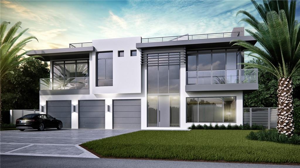 Pre-construction Luxury Is Now Available In Prestigious Fort Lauderdale. You are still on time to pick some of the finishings for your new dream home. Take advantage of the 75' linear feet of water frontage, 80' foot deep, unrestricted salt water access, no fixed bridges, near inlet, yacht club, theater, Las Olas shops and restaurants. Home offers a sophisticated transitional design with high-end finishings, 5 bedrooms, 5.5 baths, 3 car garages, smart home system, built-in BBQ area, manicured landscape with views from almost every room to the pool and canal areas. Also offering a green roof top, great for entertainment or when you simply want to admire the views of downtown or watch the boats drift by. Price subject to increase as project progresses.