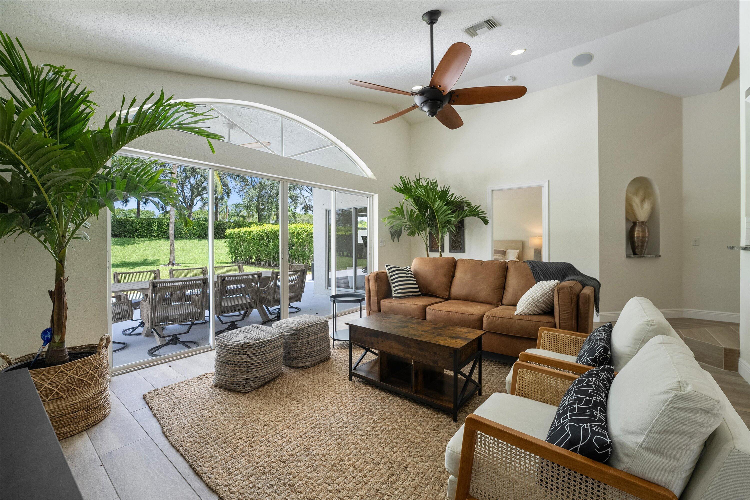 Beautiful, bright and tastefully renovated 4 bedroom house available for the 2024-2025 Equestrian Season. The perfect place to enjoy the winter season in Wellington. Every detail has been carefully planed to provide guests the best stay away from home. Enjoy the Winter Florida weather from your private back yard and experience the totally renovated club house, including state of the art gym, pool and tennis courts.