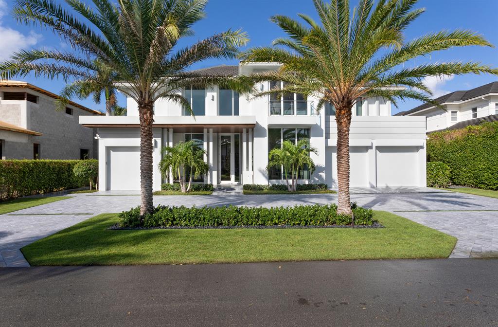 A new Coastal Contemporary masterpiece, with everlasting appeal, this exceptional Royal Palm estate combines the integrity of Compson Homes with the creative vision of award-winning architect Randall Stofft. Indoor/outdoor living is expressed with style and ease in the comfortable open floor-plan and the 12' floor to ceiling doors and windows, allowing the natural light to ascend throughout the house with hardwood oak flooring.  
 
Other fabulous assets for entertaining range from the open living area, dining room, family room, and club/media room with a wet bar.  Beautifully flowing layout totaling 8,159± square feet with five bedrooms, and six and a-half baths. The Chef's kitchen is open to the family room and breakfast area, with white and wood tone cabinets, quartz counter tops, Wolf gas range, Sub-Zero appliances, convection oven with steamer, microwave, large center island with two dishwashers and a large pantry.
 
Extra features include Control 4 technology, impact glass, four zone air conditioning, first and second level laundry rooms, elevator, covered patio with summer kitchen, a three-bay garage with golf cart storage, whole house generator, gas heated pool and spa.  Off the loft-style lounge upstairs, overlooking the two-story foyer, the exquisite and expansive master quarters have the luxury of a private terrace, morning bar, and two separate baths with companion wardrobe rooms.  The upstairs level includes a guest master suite plus two bedrooms, and versatile first-floor office/bedroom suite are additional features of this singular estate.

Royal Palm Yacht and Country Club membership is separate and not affiliated with RPIA homeownership. 

DISCLAIMER: Information published or otherwise provided by the listing company and its representatives including but not limited to prices, measurements, square footages, lot sizes, calculations, statistics, and videos are deemed reliable but are not guaranteed and are subject to errors, omissions or changes without notice. All such information should be independently verified by any prospective purchaser or seller. Parties should perform their own due diligence to verify such information prior to a sale or listing. Listing company expressly disclaims any warranty or representation regarding such information. Prices published are either list price, sold price, and/or last asking price. The listing company participates in the Multiple Listing Service and IDX. The properties published as listed and sold are not necessarily exclusive to listing company and may be listed or have sold with other members of the Multiple Listing Service. Transactions where listing company represented both buyers and sellers are calculated as two sales. The listing company's marketplace is all of the following: Vero Beach, Town of Orchid, Indian River Shores, Town of Palm Beach, West Palm Beach, Manalapan Beach, Point Manalapan, Hypoluxo Island, Ocean Ridge, Gulf Stream, Delray Beach, Highland Beach, Boca Raton, East Deerfield Beach, Hillsboro Beach, Hillsboro Shores, East Pompano Beach, Lighthouse Point, Sea Ranch Lakes and Fort Lauderdale. Cooperating brokers are advised that in the event of a Buyer default, no commission will be paid to a cooperating Broker on the Deposits retained by the Seller. No commissions are paid to any cooperating broker until title passes or upon actual commencement of a lease. Some affiliations may not be applicable to certain geographic areas. If your property is currently listed with another broker, please disregard any solicitation for services. Copyright 2021 by the listing company. All Rights Reserved.
