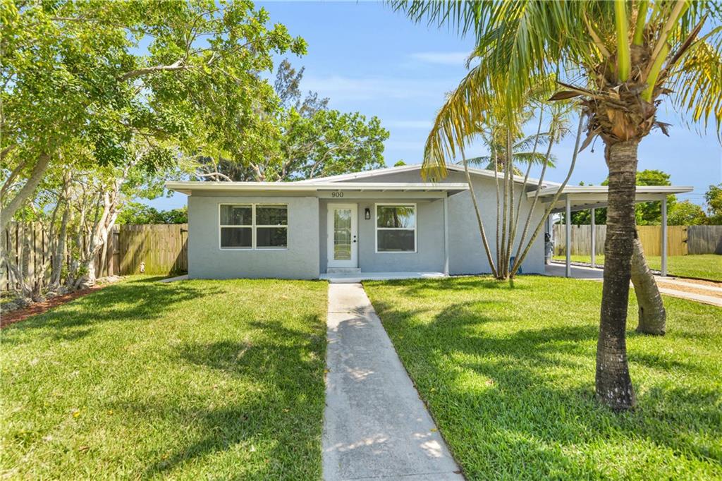 Great opportunity to purchase this beautiful renovated 3 bedroom 2 bath single family home in Lantana. Lots of natural light, very spacious backyard with pool, room for sitting and relaxing. New AC & Water-heater, high impact windows, 5 year old roof  tiled through out. No HOA community. Close to I95 Everything you've been looking for.