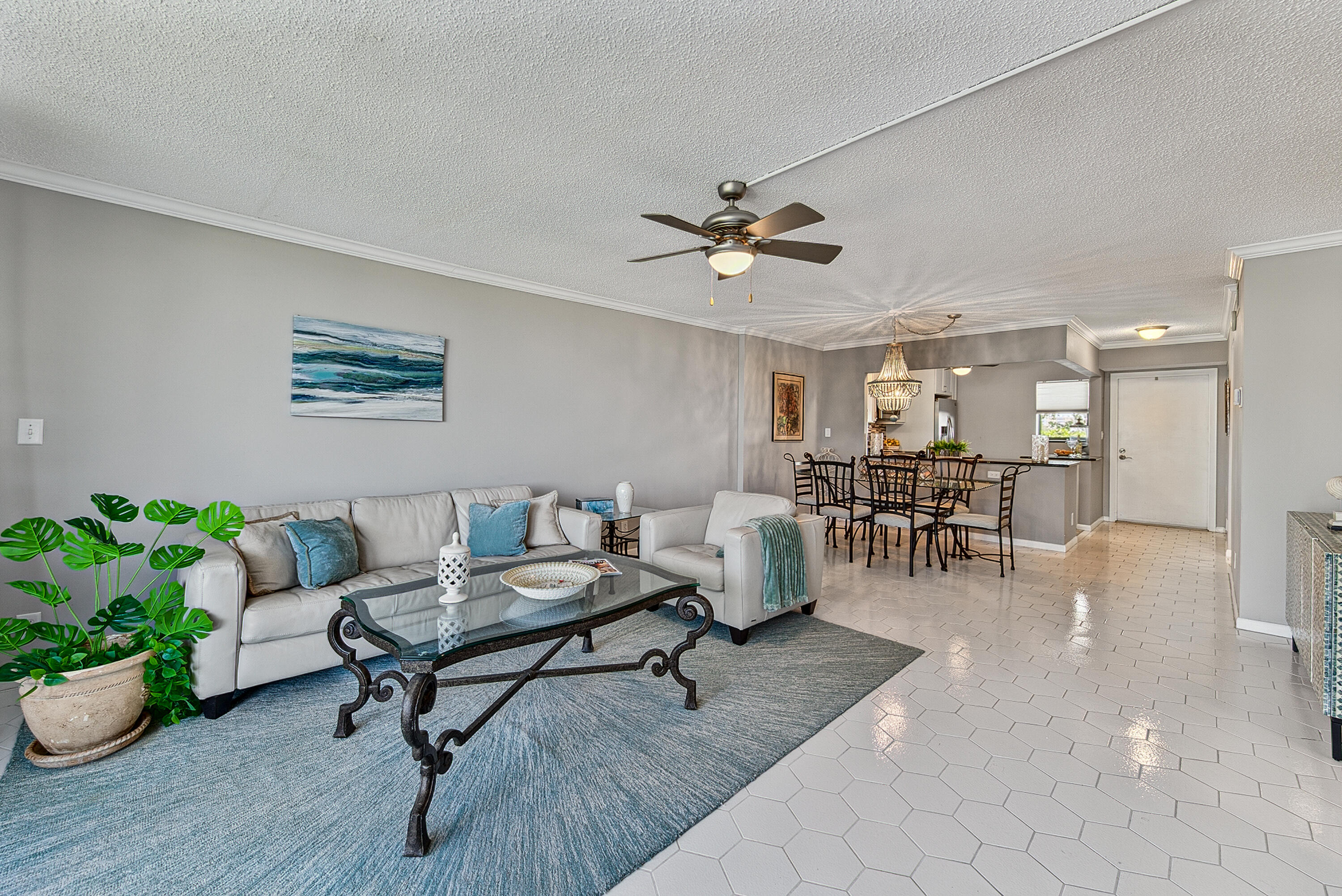 MOTIVATED SELLER Discover waterfront living at Coral Towers Condo in Fort Lauderdale, where this 2-bedroom, 2-bathroom condominium offers 1,032 square feet of well-appointed space. Situated on the 4th floor, this residence combines comfortable living with water views. The thoughtfully designed home is sold completely turnkey for immediate occupancy. Dock space may be available for smaller boats.  Short distance to the beach over the Commercial Blvd bridge.  Walk to shops & restaurants.