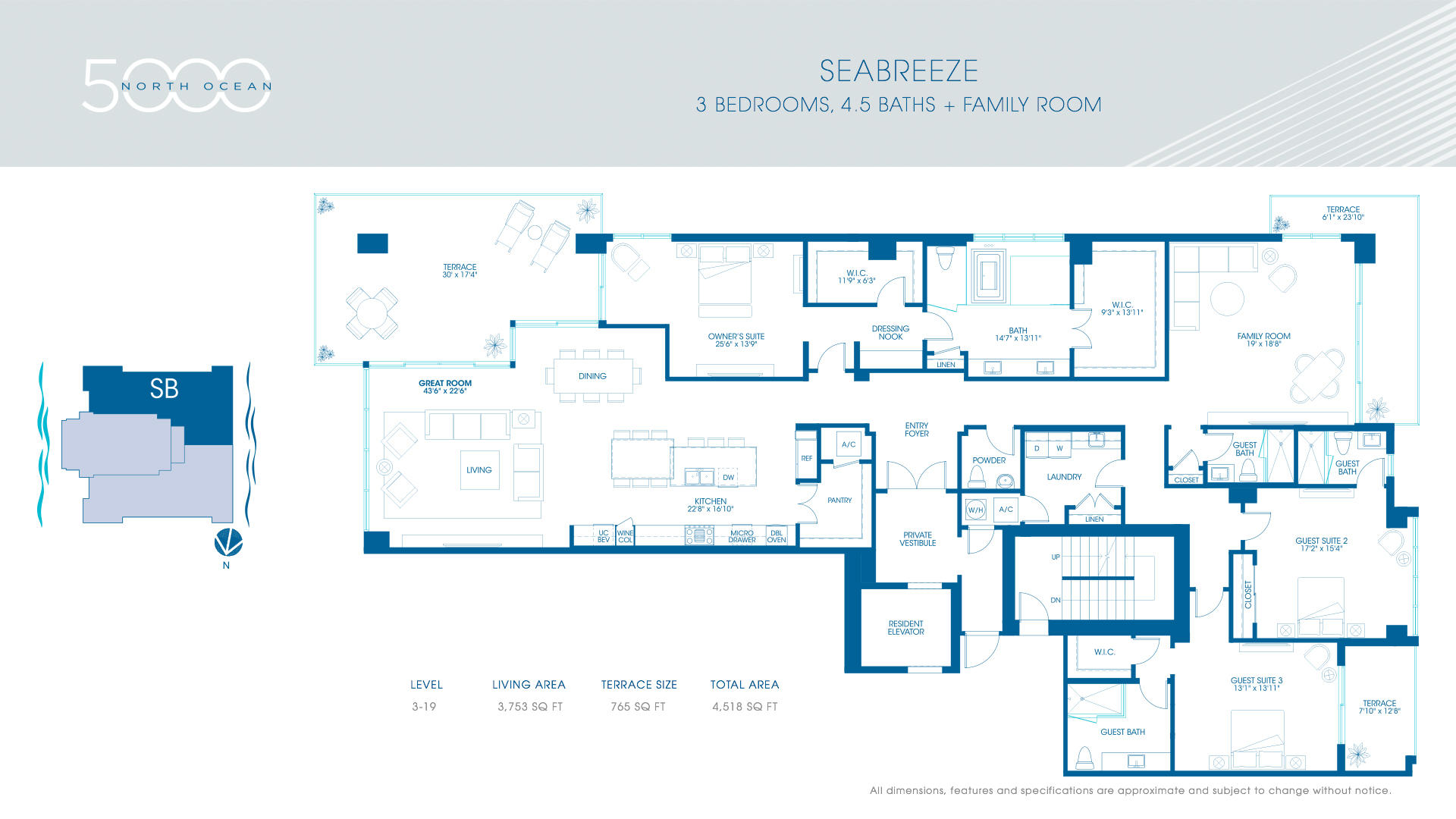 5000 NORTH OCEAN - Residential