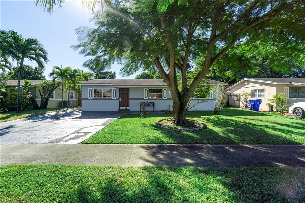 Beautiful, well-maintained 3bd/2ba single family home w/ no HOA!! The oversized backyard has a pool, fruit trees, two sheds and is just waiting for you to make it your own! Plenty of space to build an outdoor kitchen or even an addition! Updated kitchen w/ butcher block countertops and new LG stainless steel appliances. Full sized stackable W/D, new carpet in all 3 bedrooms, tile throughout main living area, freshly painted inside and outside, new interior and exterior panel box, exterior security lights & cameras, and so much more! Roof 2006. This home is perfect for first time homebuyers or investors!