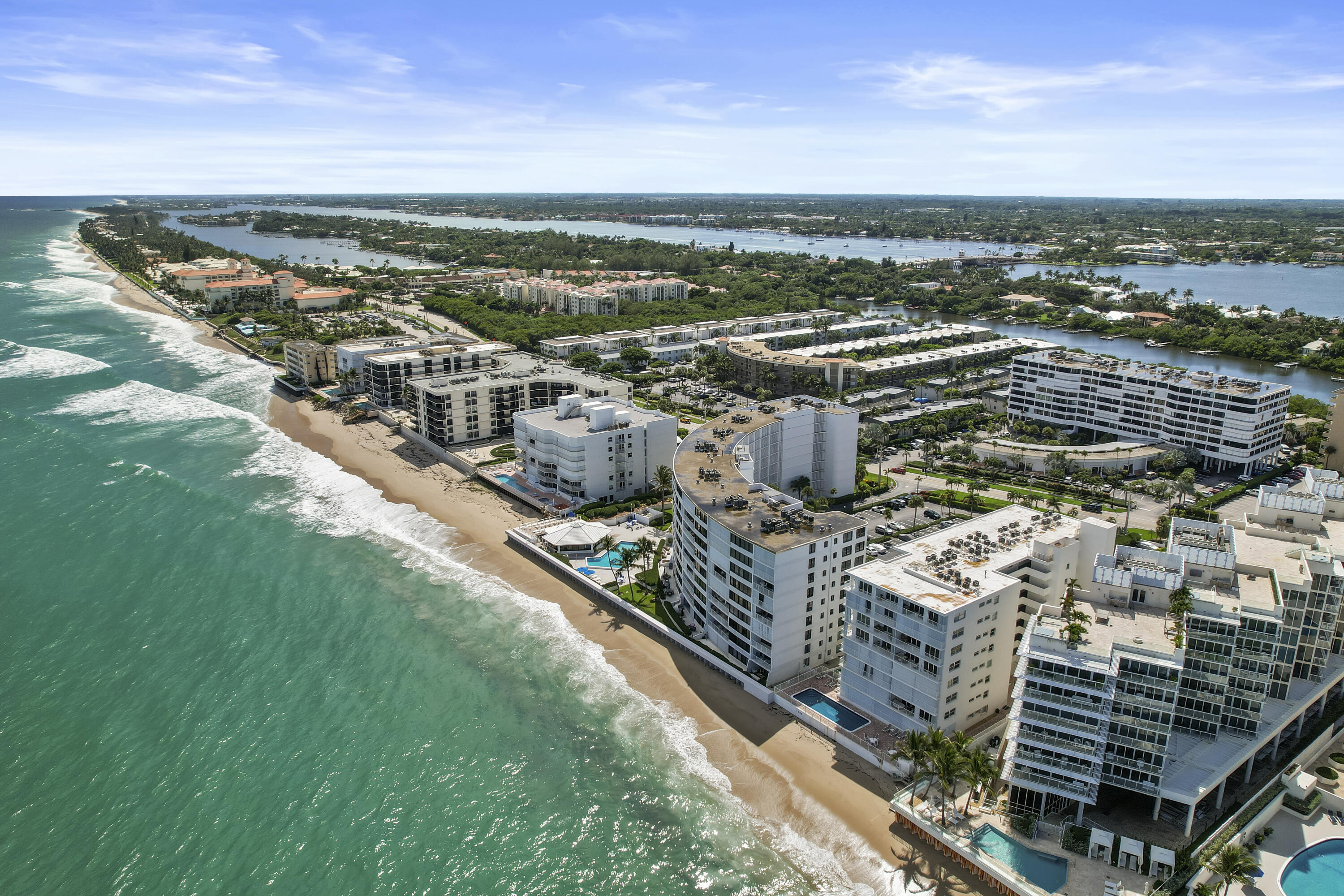Welcome to this beautifully updated oceanfront community of Horizon East. This inviting two-bd, 2 bath home offers relaxing views of the Atlantic Ocean from your private balcony with SE Views, creating the perfect backdrop for both quiet mornings and peaceful evenings by the water. Located in an all-ages building, the unit combines comfort, convenience, and coastal charm in an ideal beachfront setting. Features updated kitchen cabinetry, upgraded countertops, refreshed bathrooms, updated ceramic tile flooring throughout, giving the home a clean and cohesive look. The spacious primary suite includes a generous walk-in closet & the home is further enhanced by a new 'central air conditioning system installed in '17, new water heater '20, an updated electrical panel, & 3 year new washer & drye r. Additional conveniences include an assigned parking space along with private storage space. Horizon East has a wonderful selection of amenities designed to enhance the beachfront lifestyle, including a heated oceanfront swimming pool, direct private beach access, a fitness center, and elevator service that provides easy access to this 4th floor residence. Just minutes from popular waterfront dining destinations, fishing, boating, shopping and so much more. Close to Downtown West Palm Beach, City Place and PBI .  MAY RENT UNIT AFTER 1ST YEAR, NO MORE THAN 1 YEAR, NOT LESS THAN 1 MONTH