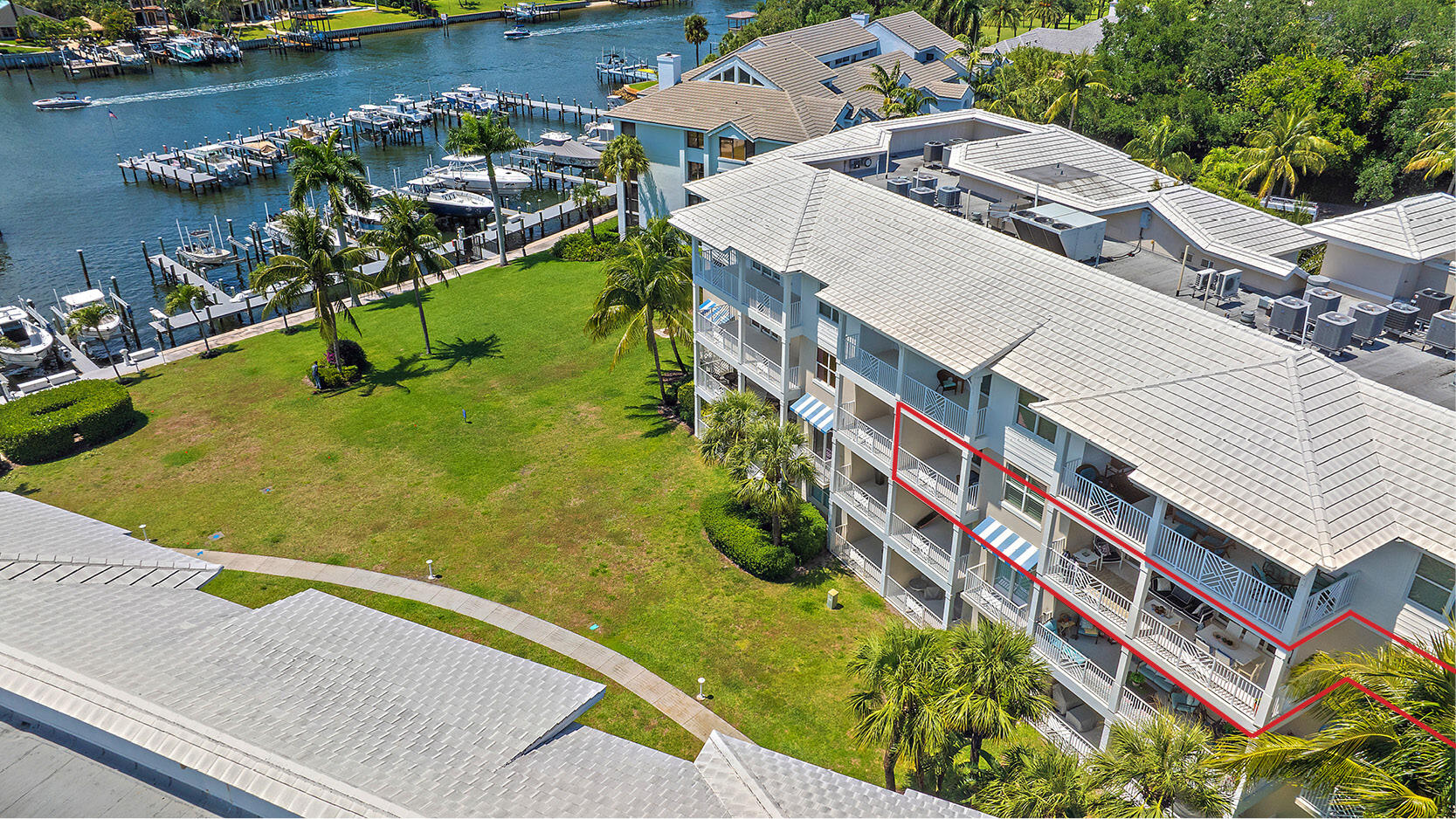 Live the resort lifestyle in this award-winning Intracoastal community. This fully furnished 3-bedroom, 3-bath residence features stunning views of the marina and Intracoastal from every room. The split floor plan features an open living, dining, and kitchen area with sliding glass doors that open to a spacious balcony. The primary  suite also enjoys its own private balcony. The kitchen is equipped with granite countertops, custom lighting, and stainless steel appliances. Impact glass is installed throughout.

Enjoy exceptional resort-style amenities including a pool, spa, hot tub, grilling stations, and a clubhouse with a fitness center and business center. Outdoor recreation abounds with tennis, pickleball, and bocce courts, as well as scenic walking trails. The 14-acre community also offers a fire pit, a waterfront gathering area by the marina, and convenient kayak storage.
Bay Colony's prime location off PGA Boulevard offers easy access to I-95 and the Florida Turnpike, and is only 25 minutes from Palm Beach International Airport. You'll be just minutes from beautiful beaches, world-class golf, fine dining, shopping, and the Gardens Mall.