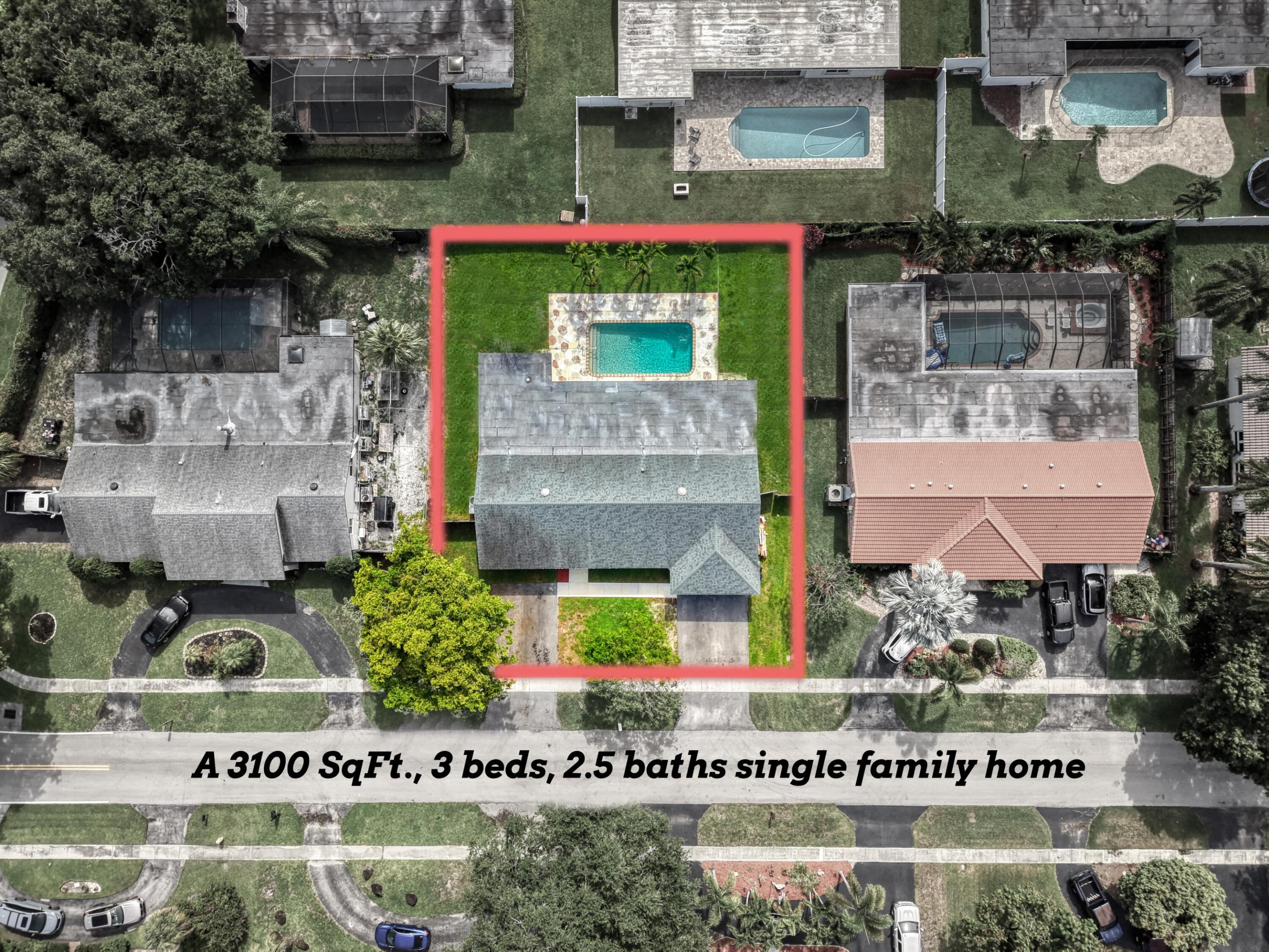 Beautifully maintained 3-bedroom, 2.5-bath home located in one of Plantation's most desirable communities. This move-in-ready residence features a newer roof, fresh interior and exterior paint, and a spacious floor plan designed for comfortable living and entertaining. Step outside to a huge, fenced backyard offering exceptional privacy, complete with a sparkling pool—perfect for relaxing, hosting family gatherings, and enjoying South Florida living year-round. Ideally situated in a prime location close to top-rated schools, parks, shopping, dining, and major highways. A rare opportunity to own a home that combines location, updates, and outstanding outdoor space.