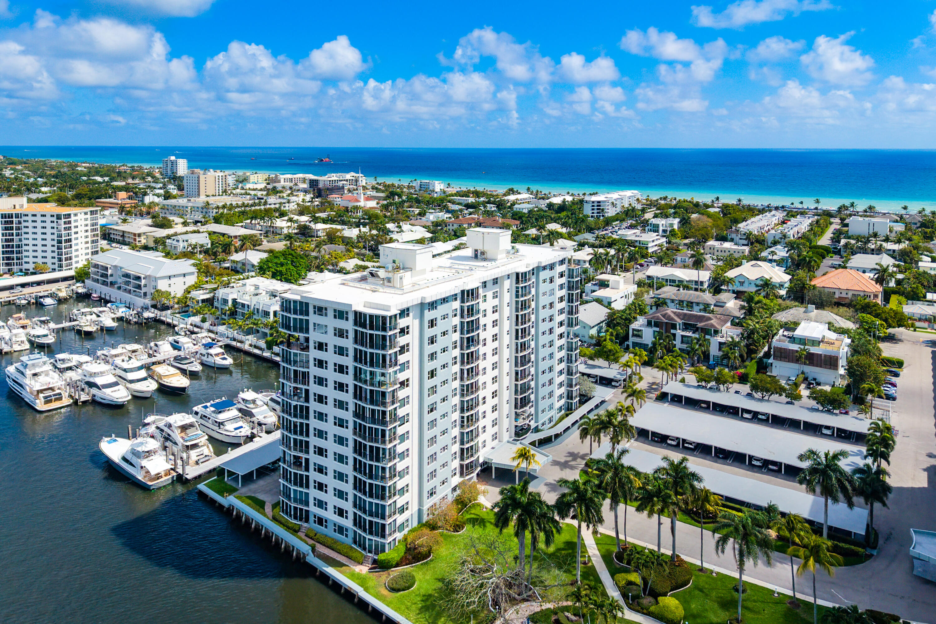 Welcome to Intracoastal Living and Paradise. Updated Corner Unit - Split Bedroom Floor Plan - with a Open Concept (Walls Down) and Plenty of Space, 1,970 Total Sq Ft, for Entertaining Family & Friends. Fabulous Kitchen has Plenty of Counterspace and Cabinets, GE MONOGRAM Stainless Steel Appliances & Range. Double Oven & Beautiful Backsplash. Wine Cooler. Pantry for Extra Storage. BOSCH Washer & Dryer. Impact Glass Throughout, Including the Patio, for Peace of Mind and Safety. Large Size Bedrooms with Both Bathrooms having Shower Tile to Ceiling. Primary Bedroom has Access to Private Enclosed Patio. Seagate Towers is located 2 blocks from Atlantic Ave & Downtown Delray And 2 1/2 blocks from A1A/Ocean Ave and the Beach. Boat Dockage, Per Availability. Milestone, ELSS Completed. New Roofs. Exterior of Building Painted Summer 2025. EV Stations. Coastal Room for Parties/Events/Social Gatherings. Fitness Center. Heated Pool, BBQ/Grill & Lounge Area. Front Desk-People, Night Watch-Person, On-Site Property Manager, Buyer Must Verify All Information.