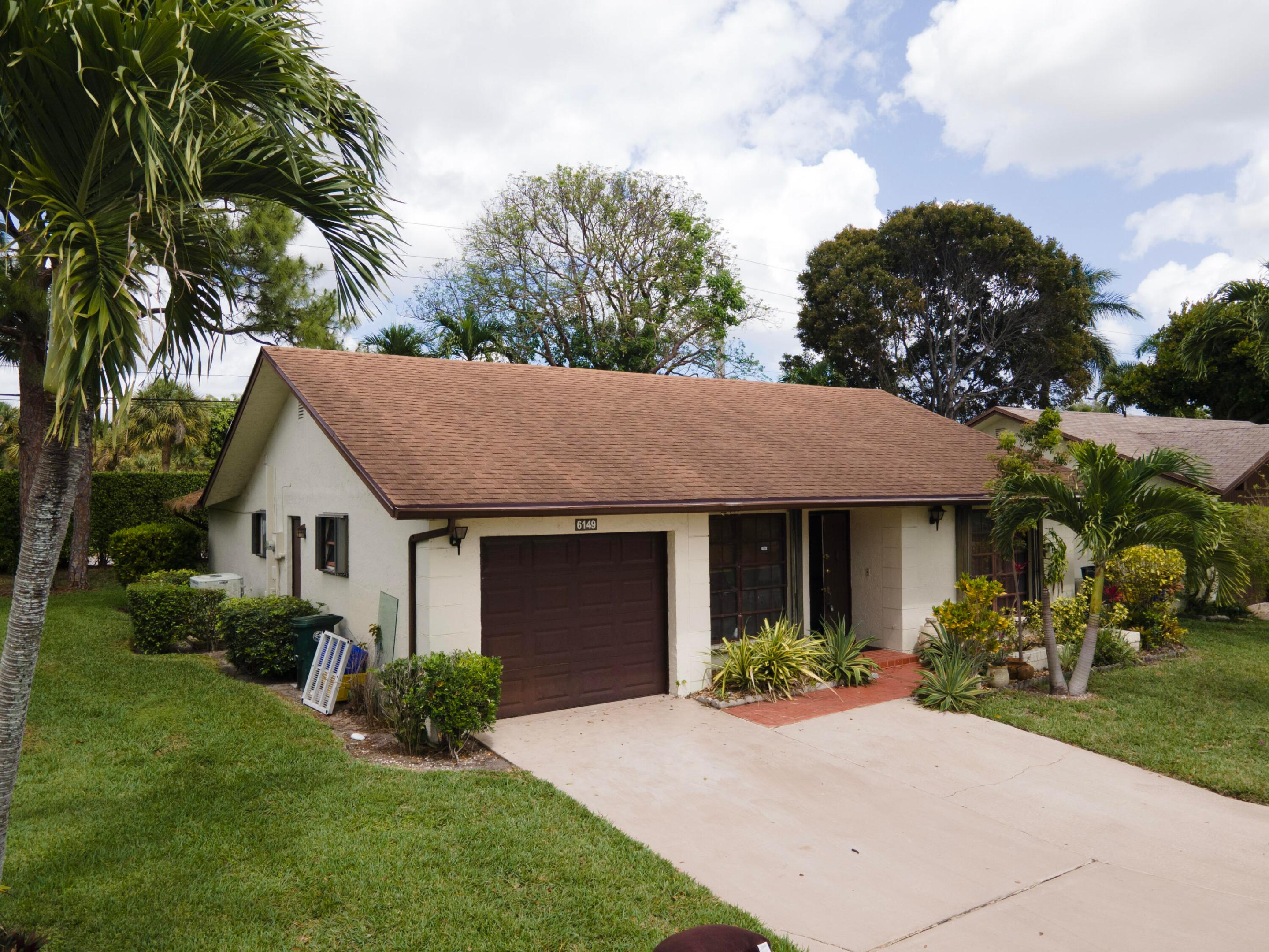 2BR/2BA home NEEDS RENOVATING and TLC. Patio space is enclosed, offering additional flexible living space. Spilt bedroom plan with open layout with vaulted ceilings. This property presents a great opportunity for buyers to personalize and update to their taste, with mostly cosmetic improvements needed to unlock its full potential. Master Bathroom and Kitchen updated.   Located in a well-situated, active community featuring a large clubhouse, pool, scenic walking paths, and multiple bench seating areas throughout perfect for enjoying the neighborhood lifestyle.