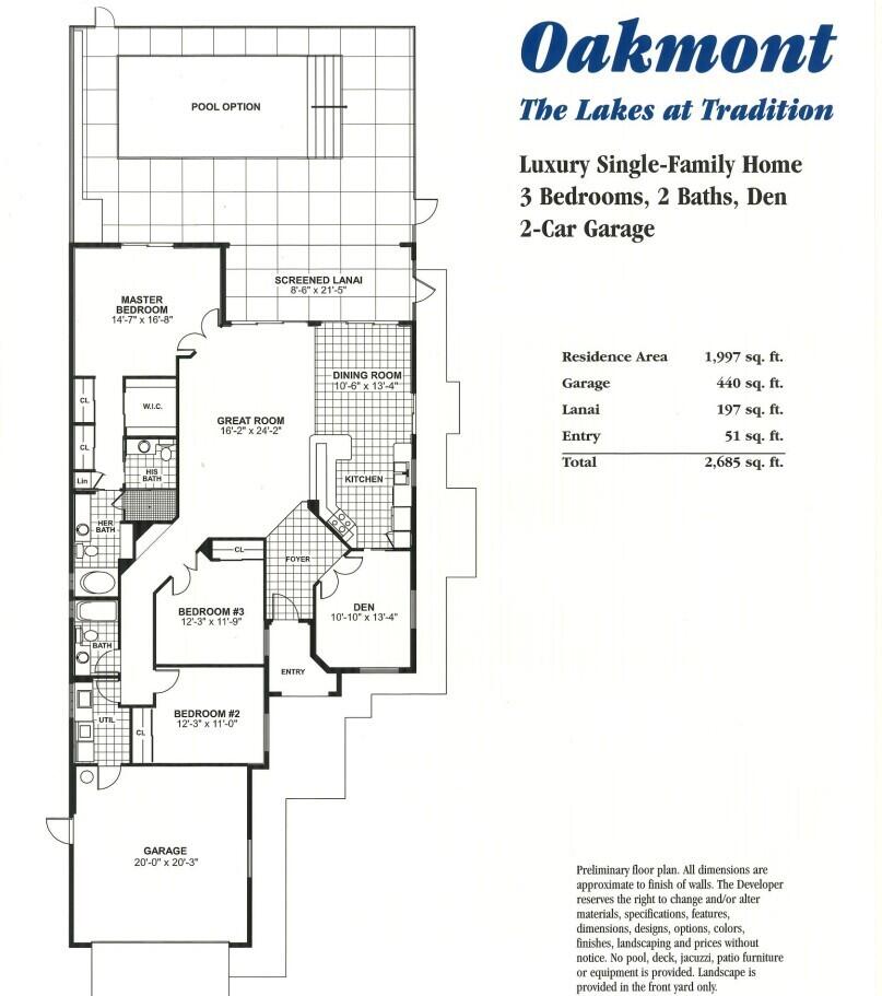 TRADITION PLAT NO 30 - Residential Lease
