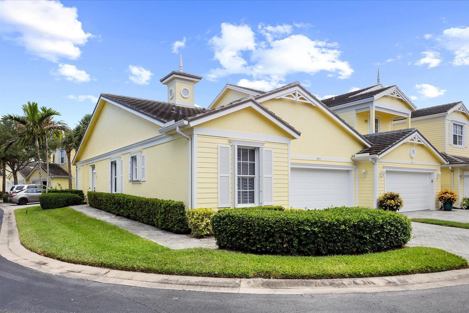 Beautifully updated 2BR/2BA home in the desirable Key West-inspired community of Mariner Bay. Features include hardwood floors, plantation shutters throughout, quartz kitchen countertops, stainless steel appliances, and an open-concept floor plan. The spacious primary suite offers a renovated bath with quartz counters and a luxurious steam shower. Enjoy outdoor living on the screened lanai and paver patio. Additional features include storm shutters, a 2-car garage with built-in storage, and community-maintained grounds. Resort-style amenities include a waterfront pool, fitness center, sauna, and dock availability. Move-in ready and ideal for year-round or seasonal living.