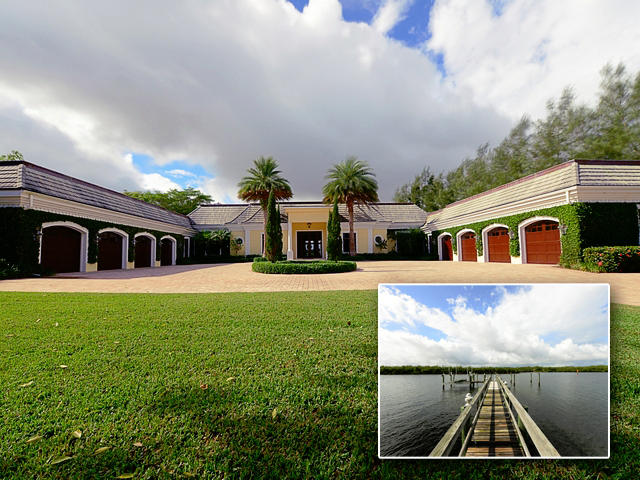 Spectacular European villa on 5.24 acres features 200' of direct Intracoastal frontage and private yacht dock. Built to the highest construction standards and recently updated interiors and landscaping.