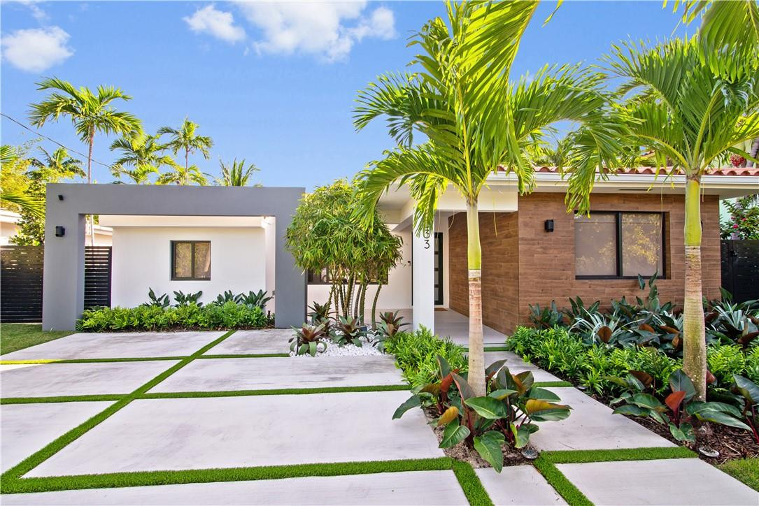 Move-in ready waterfront home located in Miami Beach’s hidden island of Biscayne Point. Large open floor plan with new:structural, electrical, plumbing, mechanical & 2 AC’s. New Porcelain tile floors.11’ ceilings, impact glass doors & windows. European custom made interior doors for Bedrooms & Bathrooms. New custom made california closets in rooms and pantry. New Italian kitchen features new Viking appliances. Electric Shades. New Sonos surround system through house. Master bedroom features 12’ ceilings, large walking closet and beautiful master bathroom. Large private backyard with marble pool deck, new heater pool & spa. New 320 sqft dock over water and new seawall. 60ft of frontage. No fixed bridges. Beautiful landscape done by a recognized landscape architect with irrigation system.