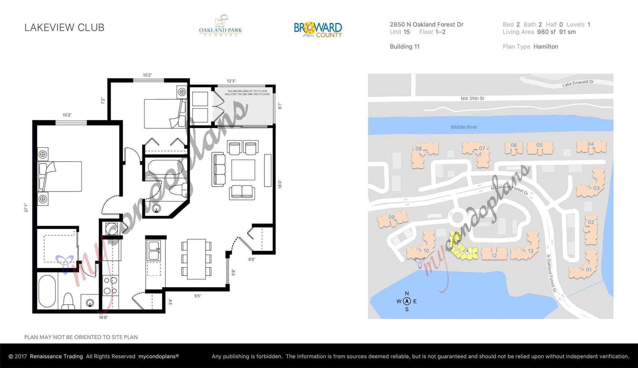 LAKEVIEW CLUB CONDO - Residential Lease