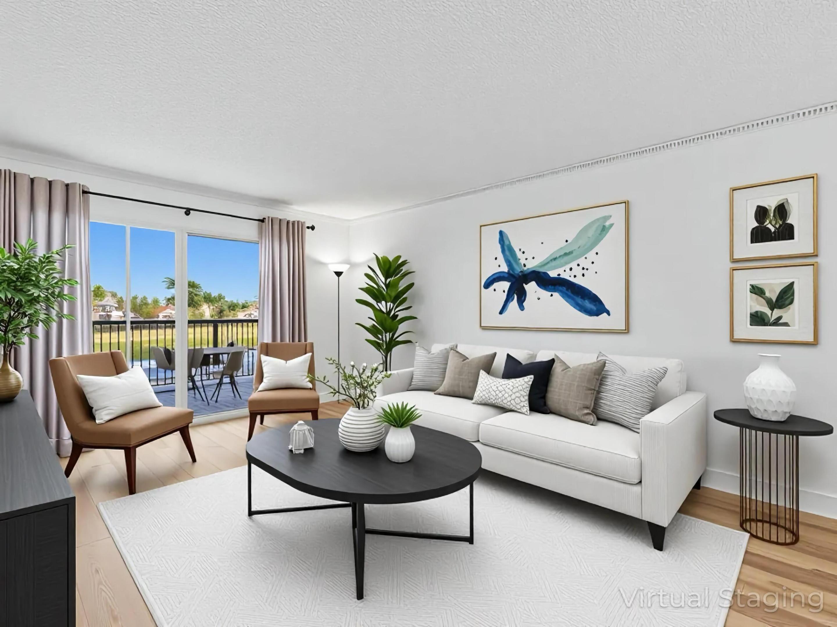 Rarely available and move-in ready in the highly desirable Devon at Kings Point, a vibrant 55+ active community. This spacious and light-filled 2-bedroom, 2-bath condo features an expansive living area perfect for entertaining and a large screened patio ideal for relaxing year-round. Natural light pours in throughout, creating a warm and inviting atmosphere. Enjoy the convenience of an in-unit washer and dryer. Residents enjoy an exceptional lifestyle with access to the renowned Kings Point Palace Theater, a 1,000+ seat venue featuring year-round shows and entertainment. Plus, prime location close to shopping, dining, major highways, and airports--making everyday living effortless!