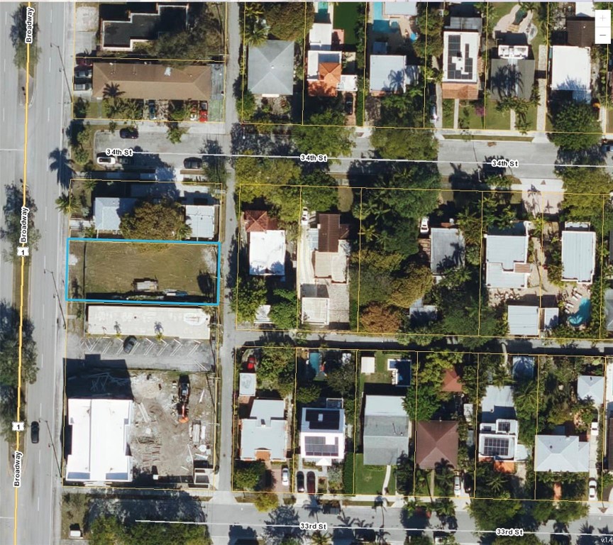 Lot is in a heavily invested location. Up to 8-units apartment building allowed.Possibly owner financing.