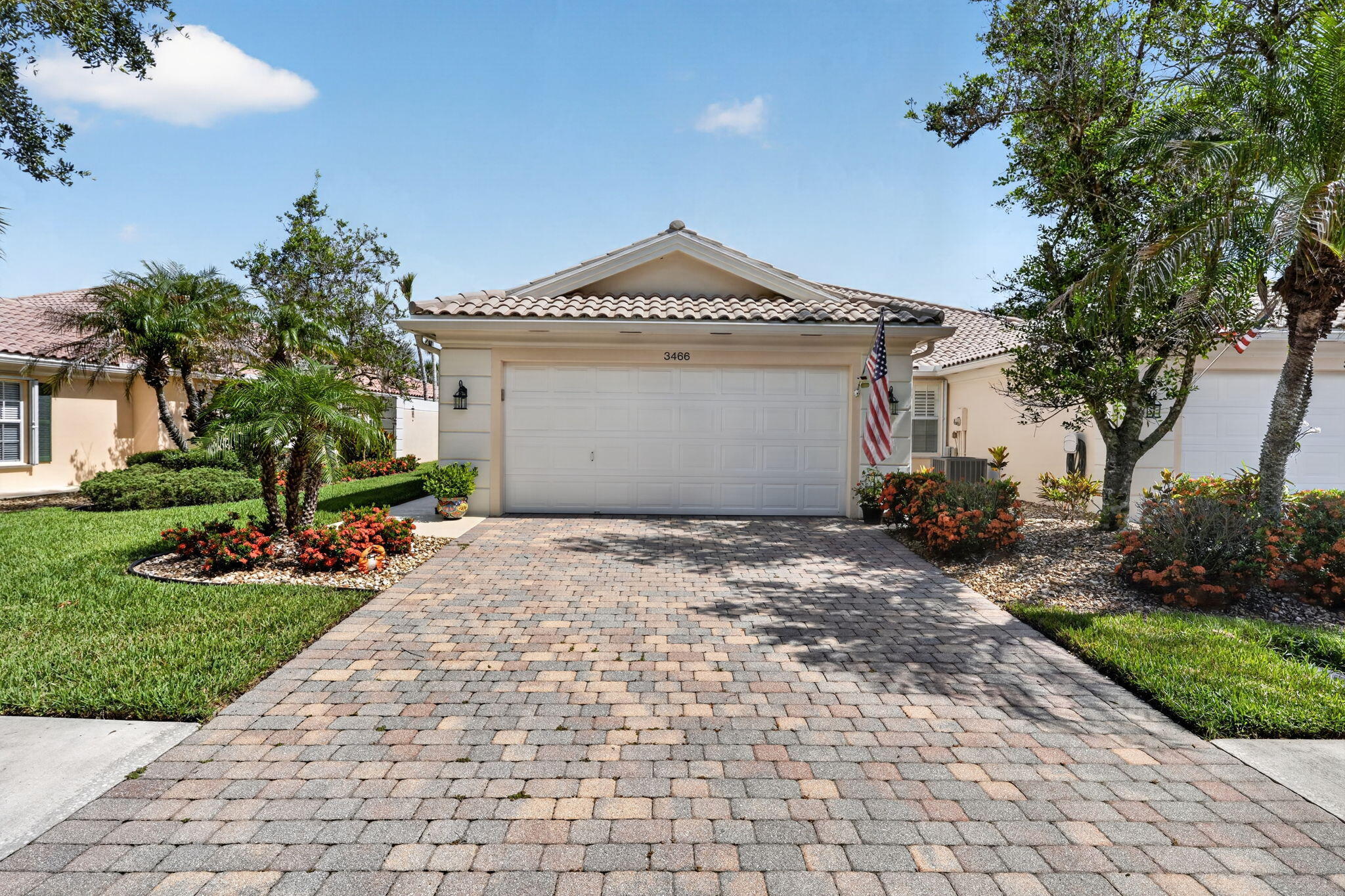This DiVosta built home is directly adjacent to The Atlantic Ridge Preserve State Park for beautiful serene views and The Capri model boasts plenty of wildlife. Completely upgraded from floor to ceiling. This home has been immaculately kept inside and out. Some of the high-end upgrades include: The entire Villa has been completely painted inside. New flooring in main areas, carpeted bedrooms and appliances in 2022. New wallpaper and light fixtures. Trane HVAC installed 2022 with Halo UV light for Air purification for the entire home. Beautiful Quartz kitchen counter tops with new sink and faucet in 2025. Impact hurricane front door 2025. Screened patio and hurricane shutters on all windows including patio, completed by O'Donnell in 2025. The home is sold completely furnished. The community offers: a resort style pool, Bocce ball, tennis, pickle ball, a clubhouse and fitness center. The Retreat is close to shopping, great restaurants and minutes to the beach. Between Stuart and Jupiter, under an hour to Palm Beach International airport and 20 minutes to Witham Airport (SUA), a general aviation airport that serves Martin County and the Treasure Coast.