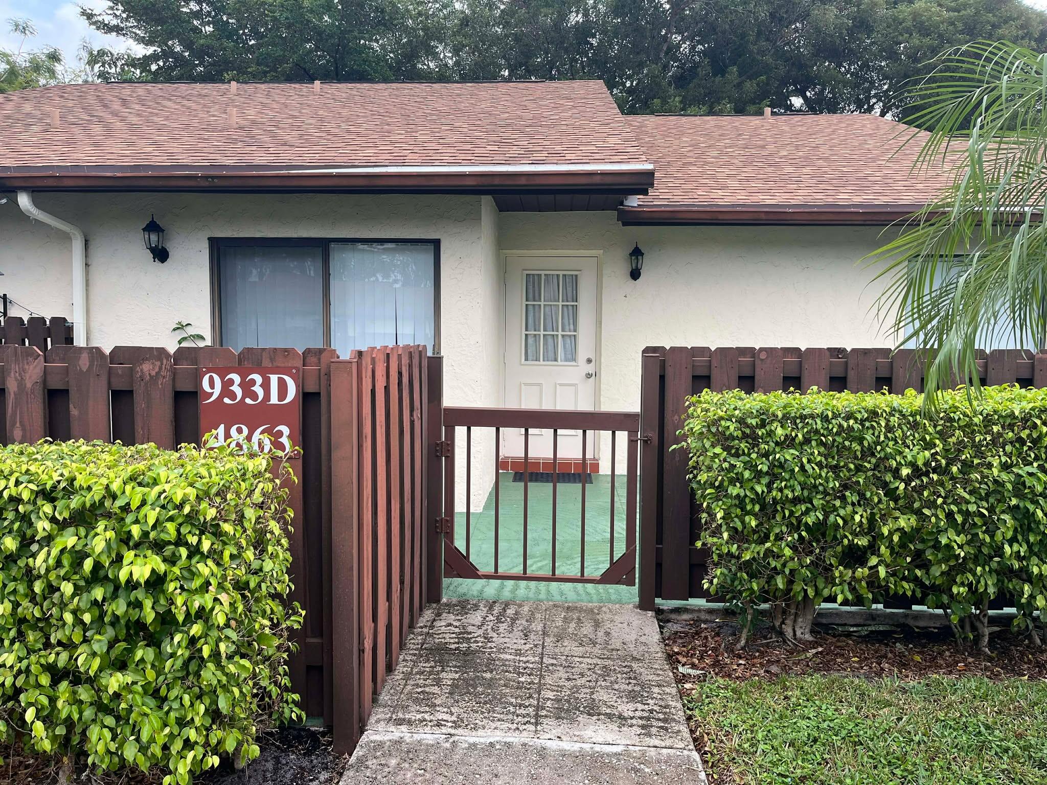 Welcome to this spacious 2-bedroom, 2-bath villa located in the gated Pine Ridge at Haverhill community.  Enjoy the convenience of in-unit laundry, and community amenities including a pool, clubhouse, and tennis. The property is well-maintained and move-in ready, providing comfortable living in a central West Palm Beach location with easy access to shopping, dining, and major roadways.