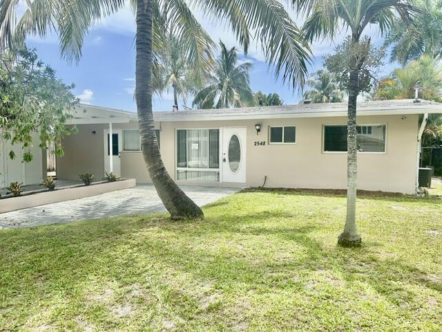 Welcome to this charming 3-bedroom, 2-bathroom single-story POOL home in Lauderdale Isles. Large lanai and dock!  This 1,222 square feet of finished living space offers comfortable proportions for modern living. The property's waterfront location provides a distinctive setting within the community. Whether you're seeking a convenient retreat or a solid residential investment, this home presents an appealing opportunity in an established Fort Lauderdale location. Fresh interior and exterior paint.  Seller is corporation and has never lived in home. seller does not disclose. Its it buyer and buyer agents responsibility to verify all information. Seller chooses Mainstay National Title.
