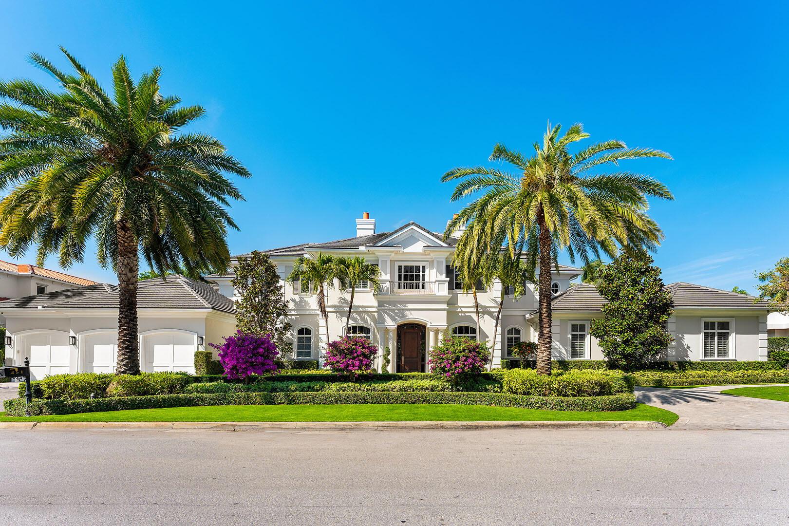 This exceptional estate at 461 South Maya Palm Drive spans one and two-thirds lots in Boca Raton's most prestigious Royal Palm Yacht & Country Club. Crafted by the esteemed SRD Building Corp. with design by the award-winning P&H Interiors, this home offers a remarkable blend of grandeur and comfort. A sprawling backyard with premium turf provides an ideal space for recreation and relaxing, while the tranquil location within the community ensures privacy.


Designed for those who appreciate the best in Florida living, the outdoor areas feature both covered and open-air entertaining spaces, a summer kitchen, a heated pool and spa, a sports court, and lush tropical landscaping that enhances the estate's natural beauty. The first-floor primary suite is a private retreat, complemented by an expansive kitchen with dual center islands, an open family room, and a breakfast area that seamlessly connects to the stunning outdoors.


Curated for relaxation and entertaining, the club room boasts a full bar with direct outdoor access, while the formal living room features a fireplace, a bar, and a walk-in wine cellar. Additional spaces include an elegant dining room, a refined office/den, and a private elevator. Every detail is designed for effortless living, from first and second-floor laundry rooms to extensive storage solutions.


This home is as functional as it is luxurious, equipped with hurricane-impact windows and doors, a whole-house natural gas generator, a central vacuum system, state-of-the-art smart home technology, and energy-efficient open-cell foam insulation. The air-conditioned three-car garage, additional golf cart storage, and a four-zone high-efficiency climate control system ensure comfort at every turn. This residence is where sophistication meets ease, offering a lifestyle of distinction in one of South Florida's most exclusive enclaves.