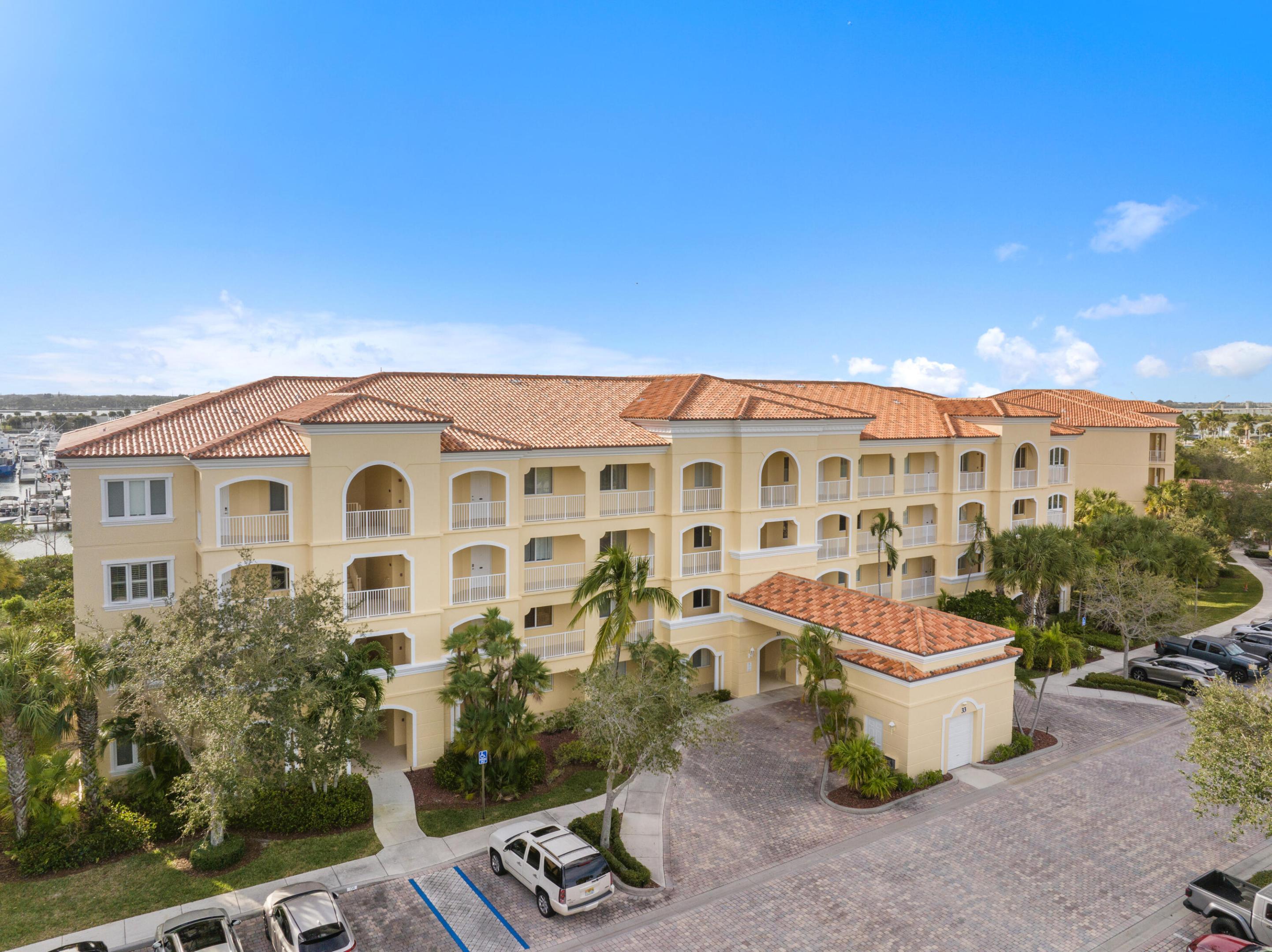 Gorgeous views of the marina, with sunrises and sunsets!. Tastefully furnished, clean and organized. Large bedrooms, with the best mastersuite. Plenty of cabints and counter space in the kitchen. Huge clubhouse and pool, exercise room, tennis, pickleball, events. So much to do right here without leaving the community. Walking distance to the beach, shops and restaurants, historic downtown Fort Pierce Do not miss this!
