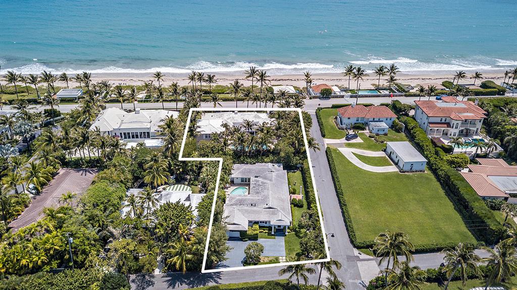 Rare oceanfront double-lot in the North End, including adjacent property 1287 N. Ocean Way. Enjoy 28,157 SF of beachfront land to build a 10,000± SF estate or renovate the current properties for a compound sitting on more than half an acre.