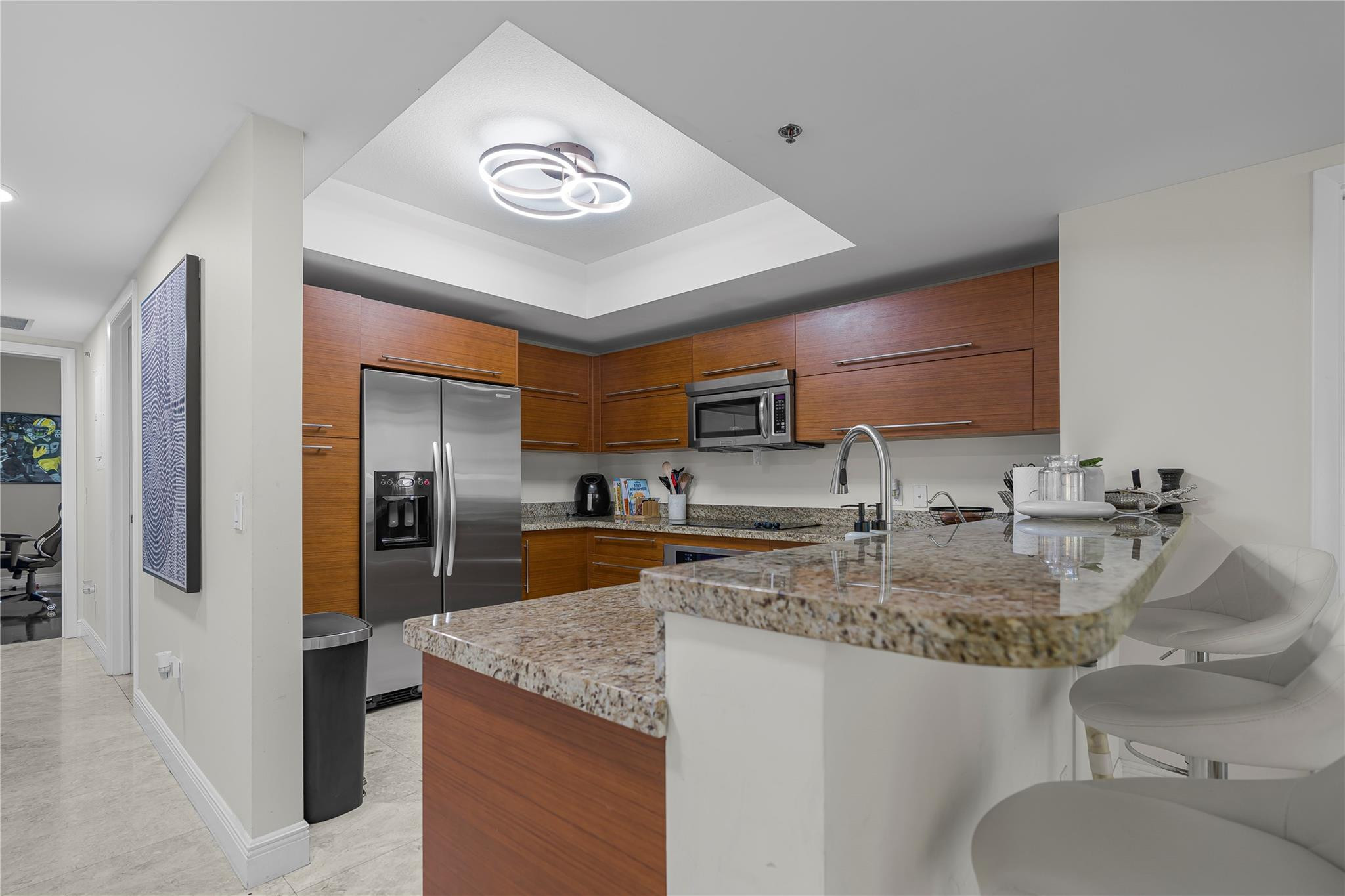 Live where convenience meets luxury in this stunning seasonal 6-month rental! Located in a premier high-rise just steps from Sawgrass Mills, you'll have world-class shopping, dining, and entertainment right at your doorstep. This beautifully appointed residence comes fully furnished, offering a seamless move-in experience with upscale finishes and comfortable living throughout. Enjoy easy access to all major highways and be just 15 minutes from the beach perfect for soaking up the South Florida lifestyle. Ideal for those seeking a stylish, turn-key stay in a prime location.
