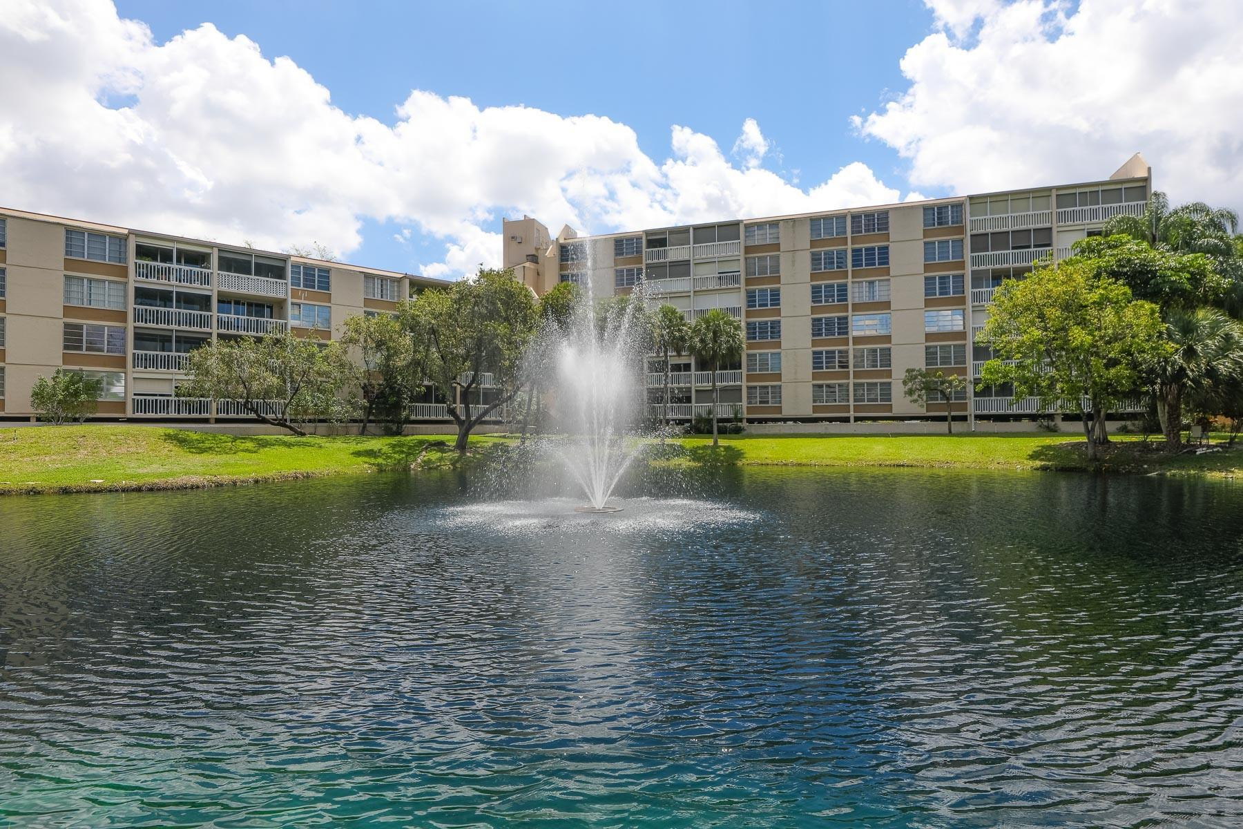 DONT MISS OUT !!! Spacious 1 bedroom 1.5 bath completely upgraded new wood kitchen stainless steel appliances. New baths . Plenty of closets. 2 remote ceiling fans. View of garden and fountain and elevated 1 flr above lawn. Extra long patio Washer & dryer across the hall. 1 covered parking spot close to entrance unfurnished avail AUG 1ST!! Close to 95,tpke, 595.. exercise room pool basketball many ammenities!! Inside unit air conditioned corridors. Although it is on the 1st floor it is elevated please see photos. laundry very convenient across the hall. covered parking spot.