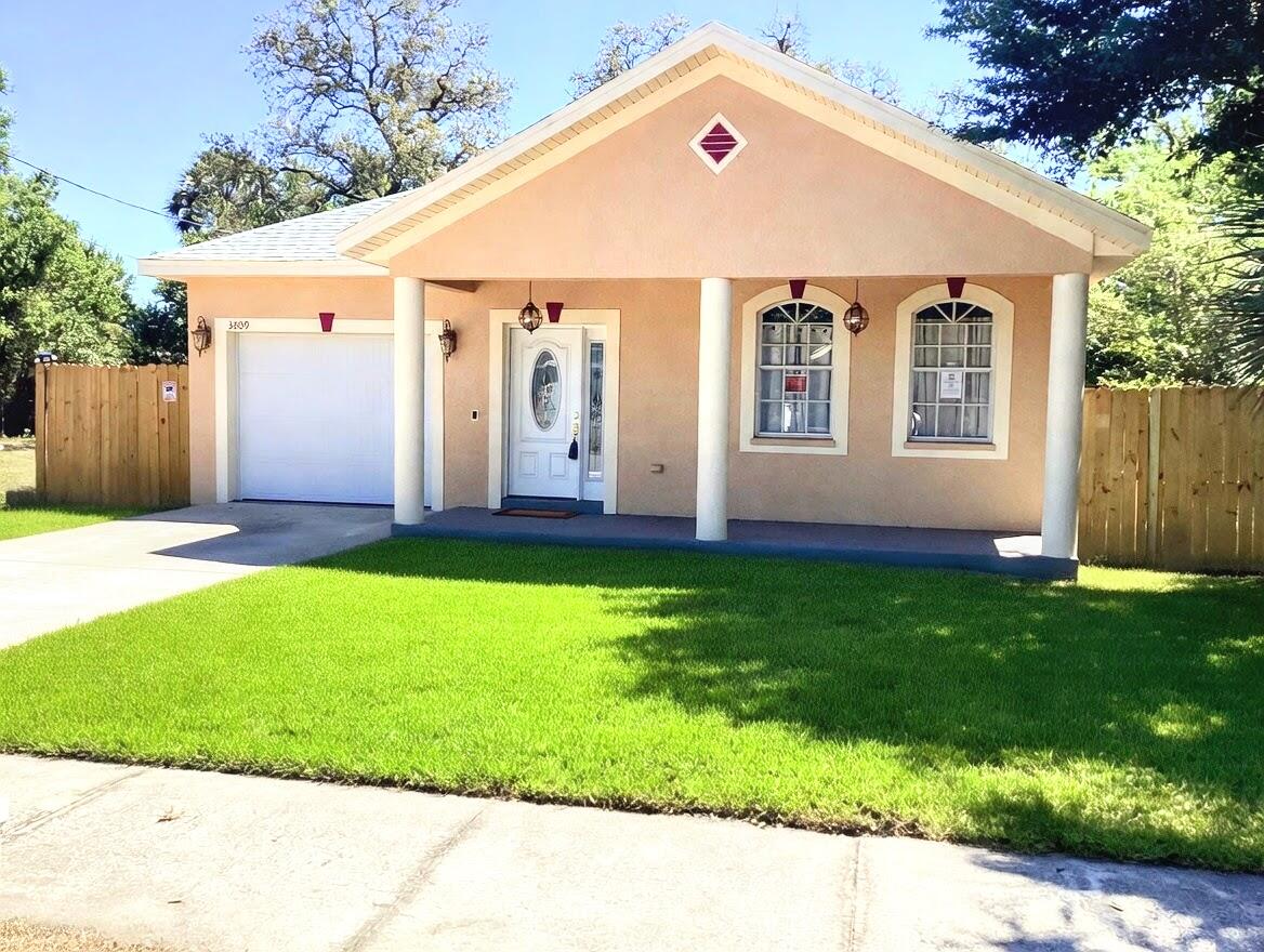 LIKE NEW!  BEAUTIFULLY UPDATED REMODELED HOME, WHERE EVERY DETAIL WHISPERS SOPHISTICATION & COMFORT. ENHANCE WITH GOLD THEME & TRIM THROUGHOUT. LOVELY BATH W/ FRAMELESS SHOWER DOORS. REMOTE FANS, VINYL FLOORING, WALK IN CLOSET. NICELY DESIGN AGAPE-KITCHEN W/ GORGEOUS QUARTZ COUNTER TOP. NEW STAINLESS-STEEL APPLIANCES, WASHER & DRYER, RECENT ROOF & HVAC, NEWLY LAID SOD LANDSCAPING. BLINDS/CROWN-MOLDINGS. SOME EQUIPMENT OFFERS BLUETOOTH-WIFI- CONNECTIVITY, PRIVATE FENCE ENCLOSURE & SO MUCH MORE. A RARE FIND, CUSTOM 1 OF A KIND! POSSIBLE THE ONLY PROPERTY IN THE AREA W/THESE FEATURES & NO HOA. COME ENJOY EAST WIND EXPOSURE & BREEZES, TRANQUIL LIVING WITH POSSIBLE ONE OF THE BEST CENTRALLY LOCATED & SORT AFTER AREAS. DON'T MISS OUT ON THE OPPORTUNITY TO CALL THIS EXQUISITE RESIDENCE YOUR HOME